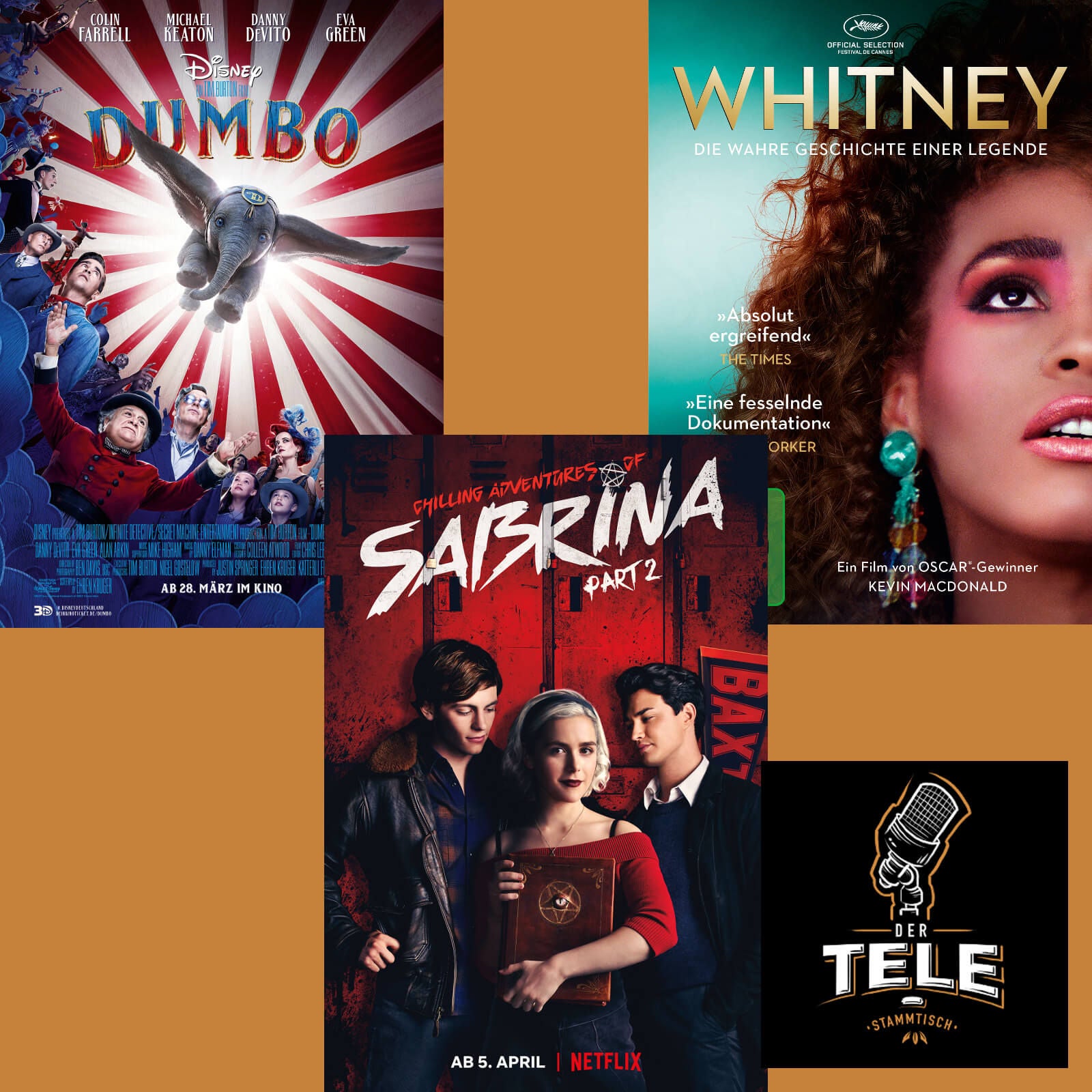 Reviews - "Dumbo", "Chilling Adventures of Sabrina Part 2" und "Whitney"