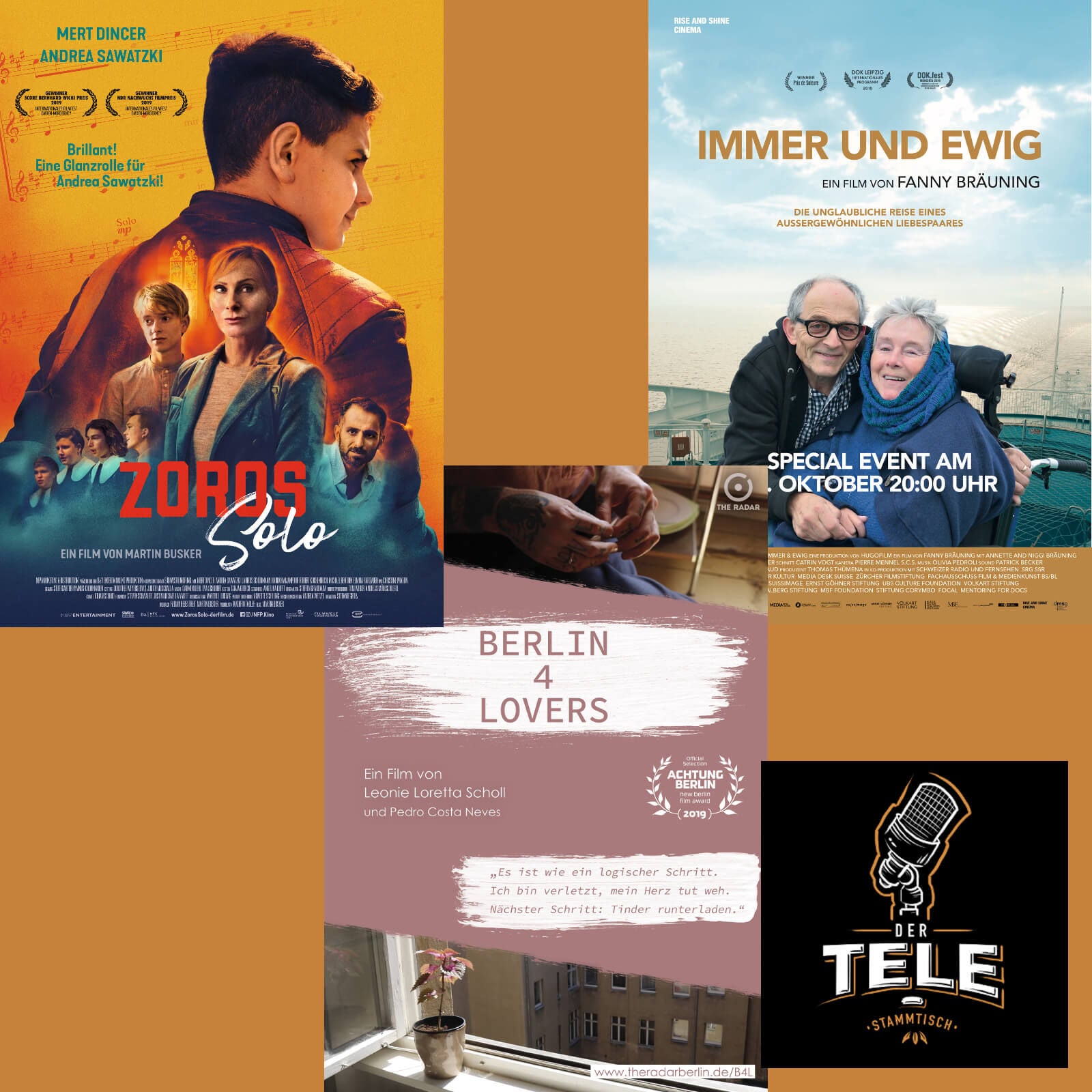 Reviews - "Zoros Solo", "Berlin 4 Lovers" und "Immer Und Ewig"