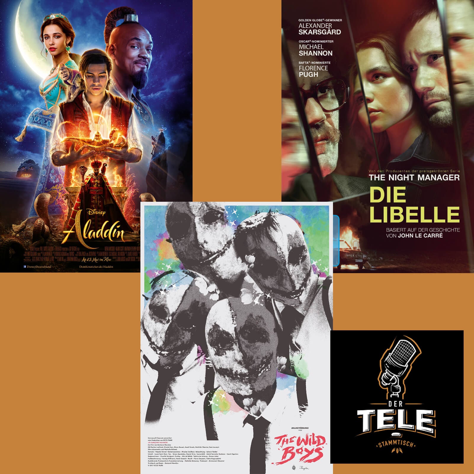 Reviews - "Aladdin", "The Wild Boys" und "Die Libelle"