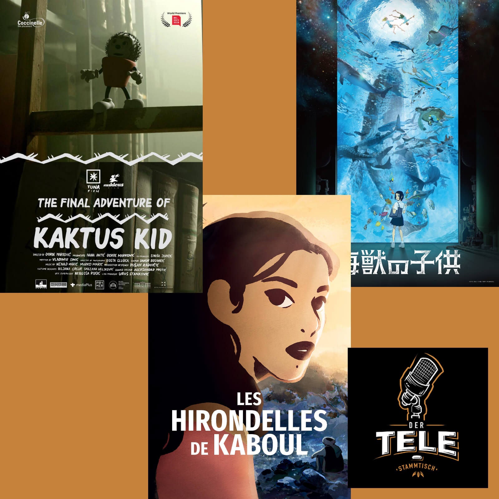 "The Final Adventure Of Kaktus Kid", "The Swallows Of Kabul" und "Children Of The Sea"