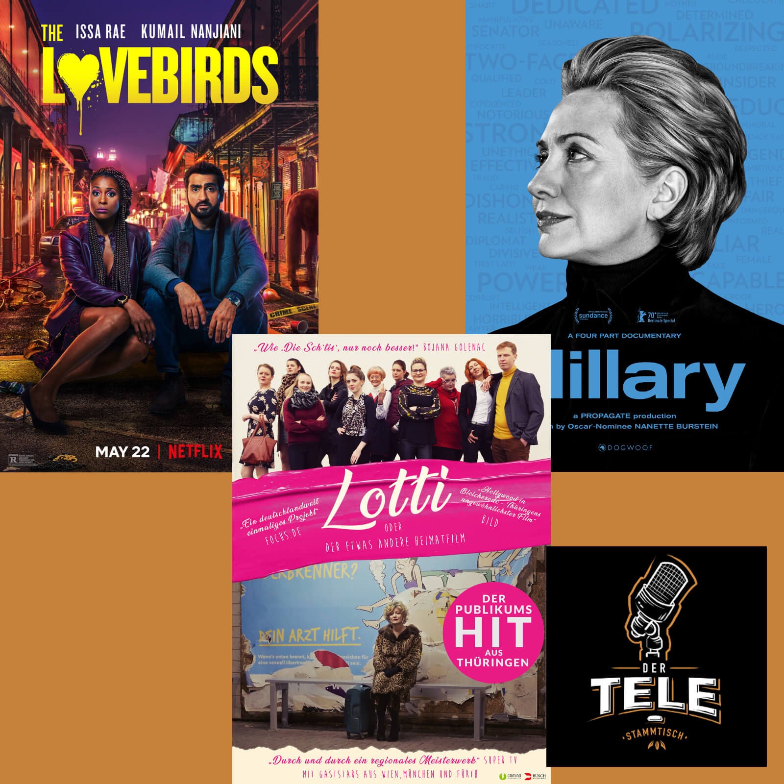 "Die Turteltauben", "Lotti Oder Der Etwas Andere Heimatfilm" und "Hillary"