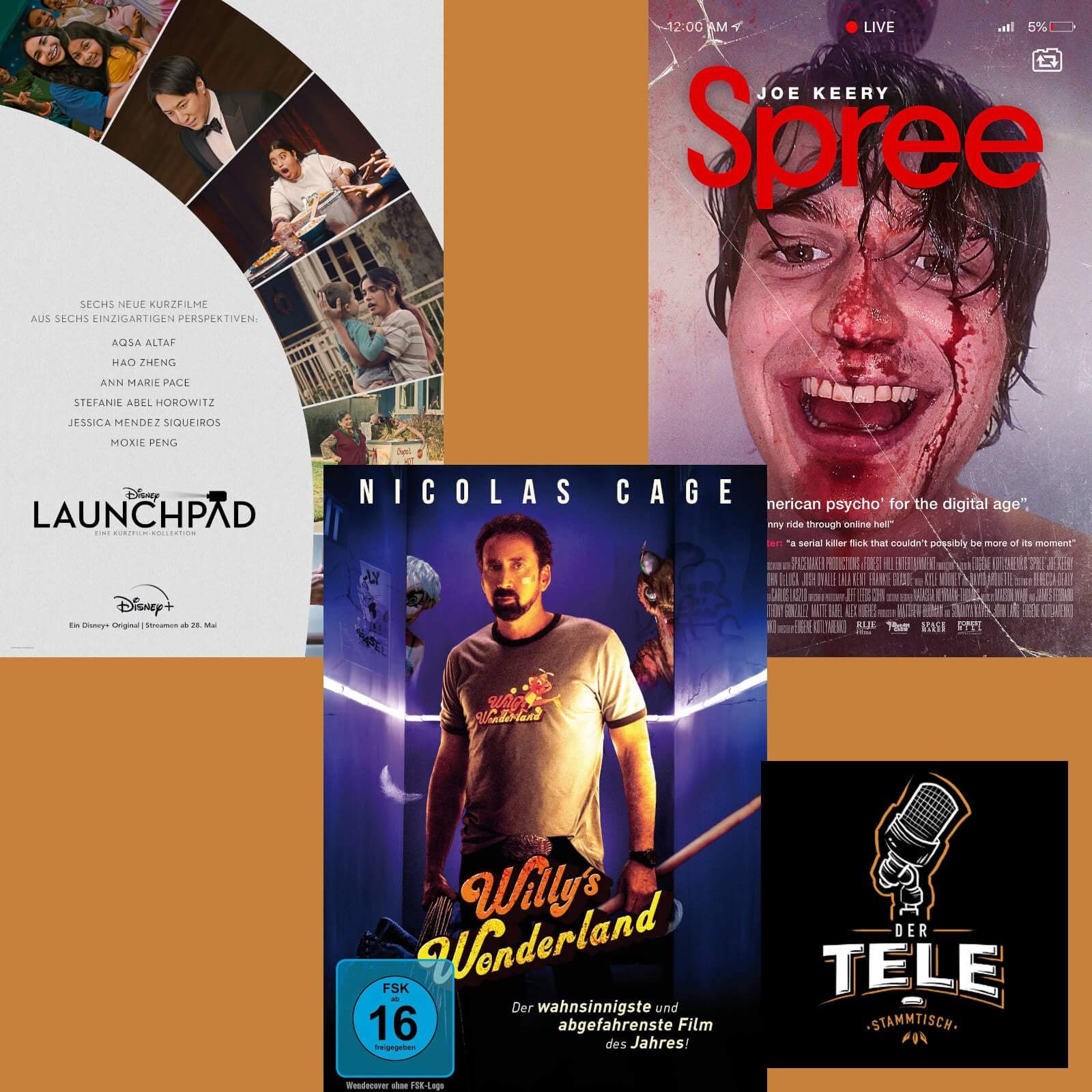 "Launchpad", "Willy's Wonderland" und "Spree"
