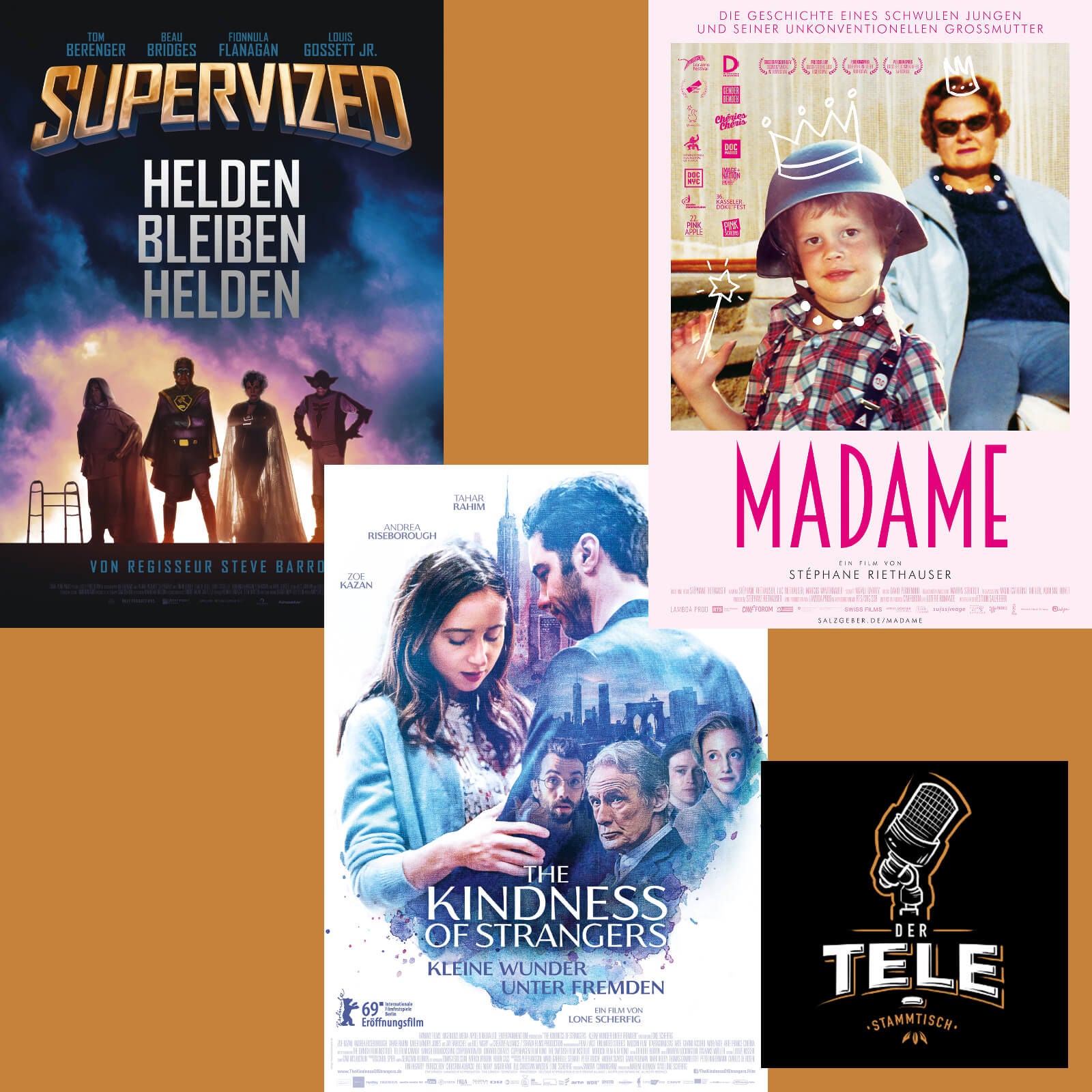 Reviews - "Supervized", "The Kindness Of Strangers" und "Madame"