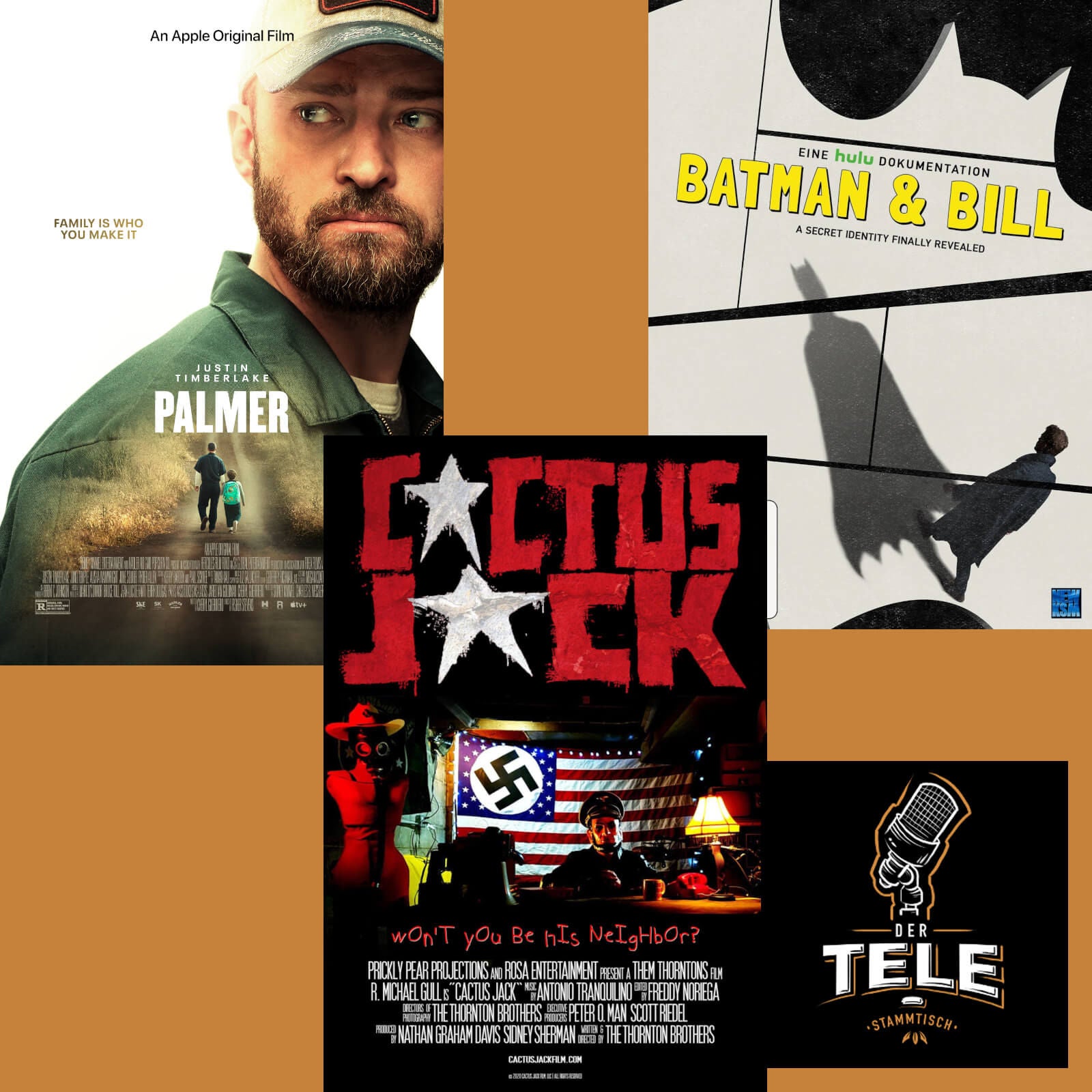 "Palmer", "Cactus Jack" und "Batman Und Bill"