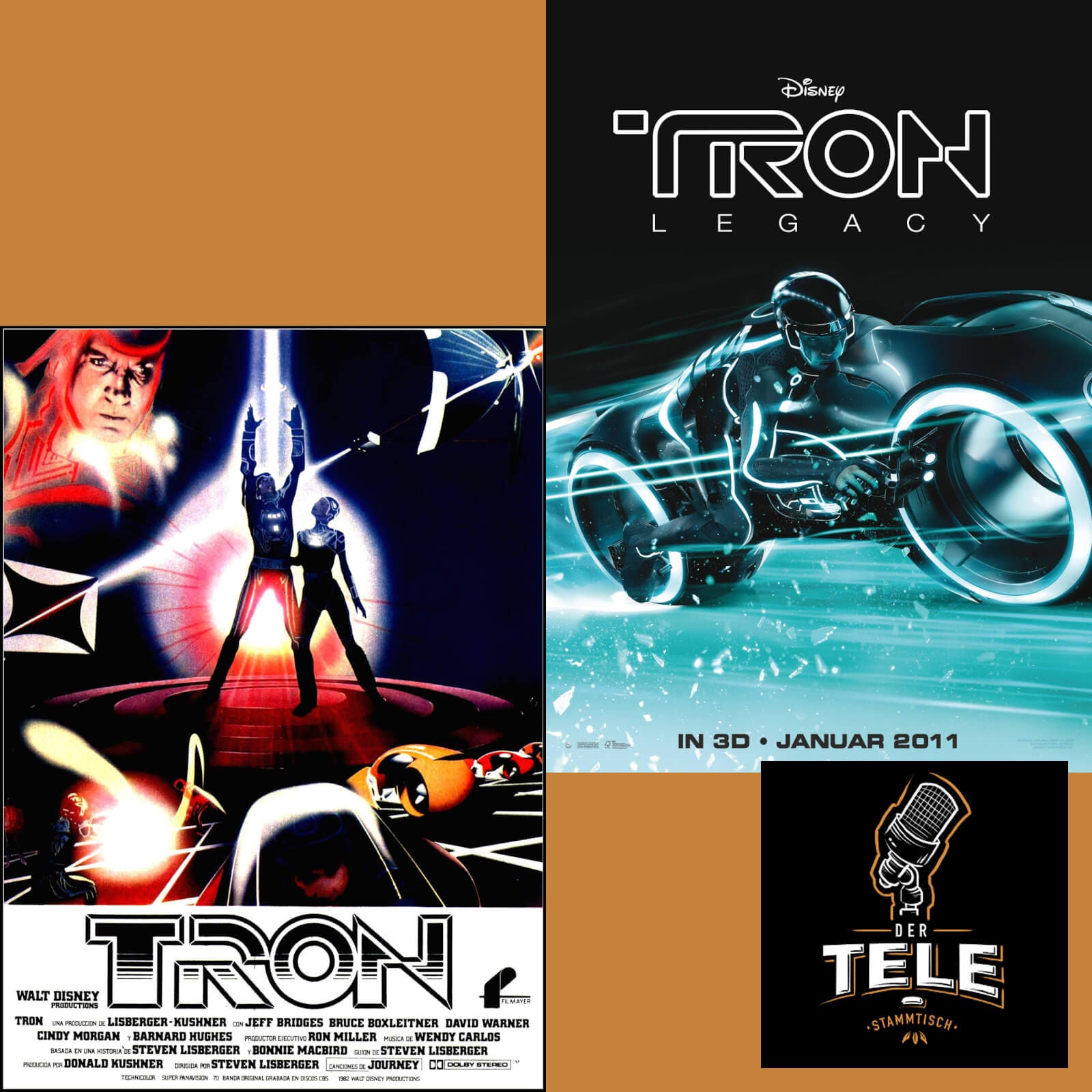"Tron" und "Tron Legacy"