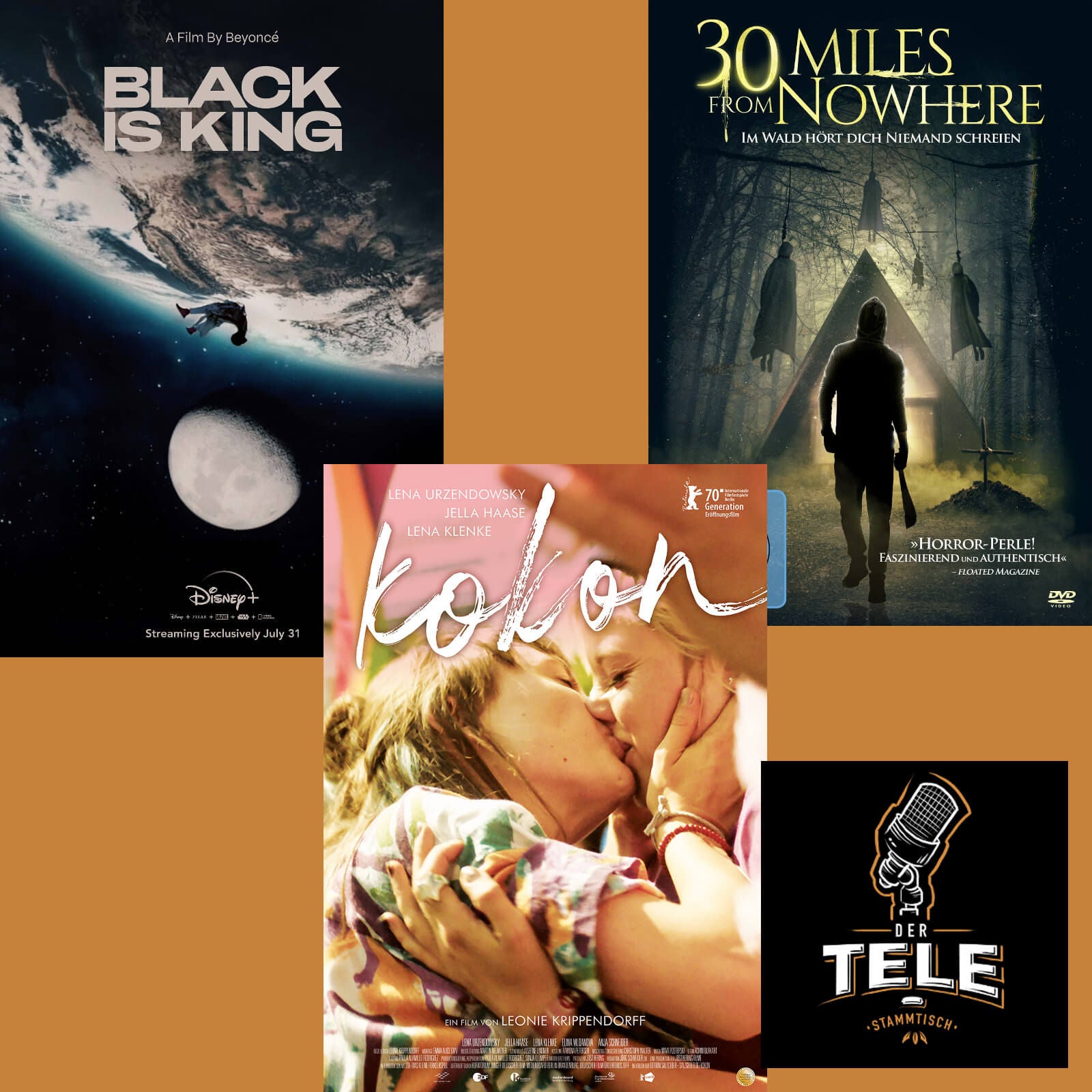 "Black is King", "Kokon" und "30 Miles from Nowhere"