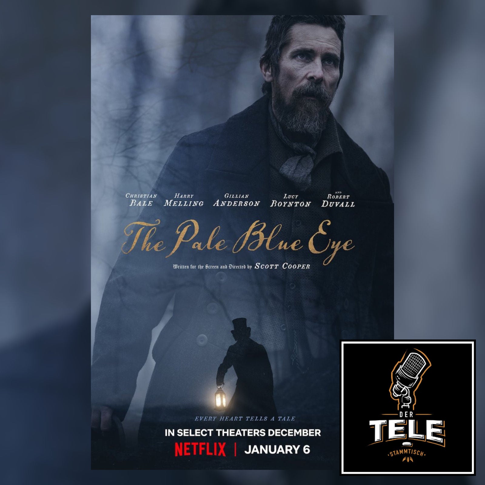 Der denkwürdige Fall des Mr Poe - Ein Meister des Morbiden ermittelt (Christian Bale, Netflix)