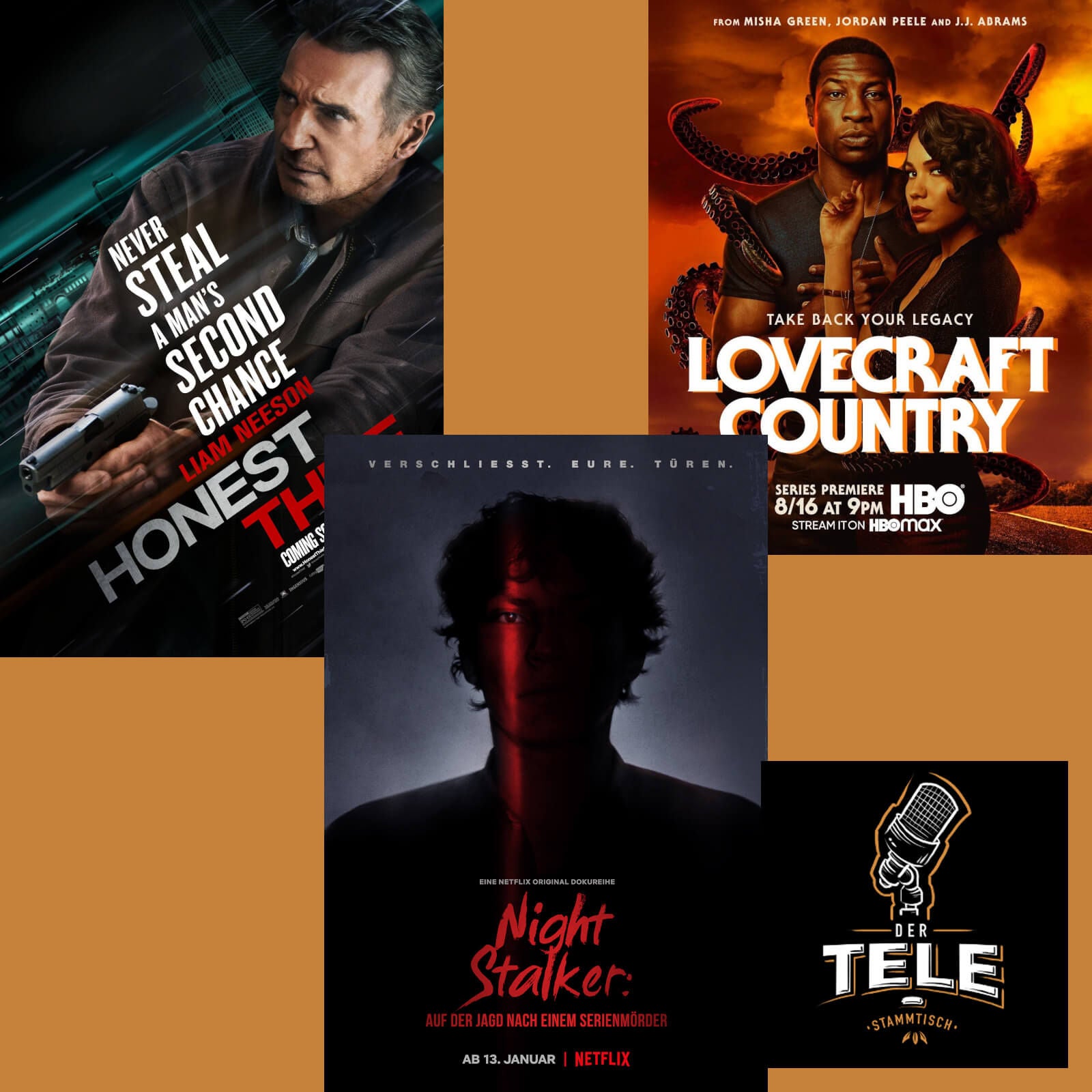 "Honest Thief", "Night Stalker (NETFLIX)" und "Lovecraft Country"