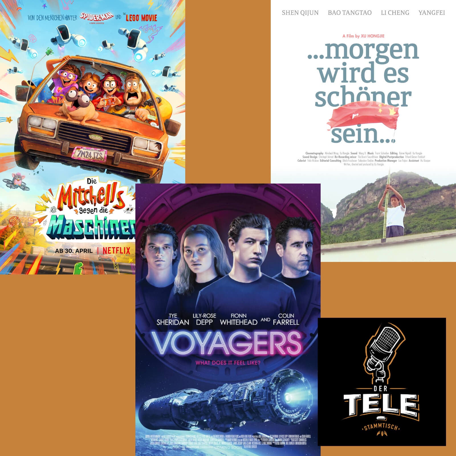 "Die Mitchells gegen die Maschinen", "Voyagers" und "Morgen wird es schöner sein"