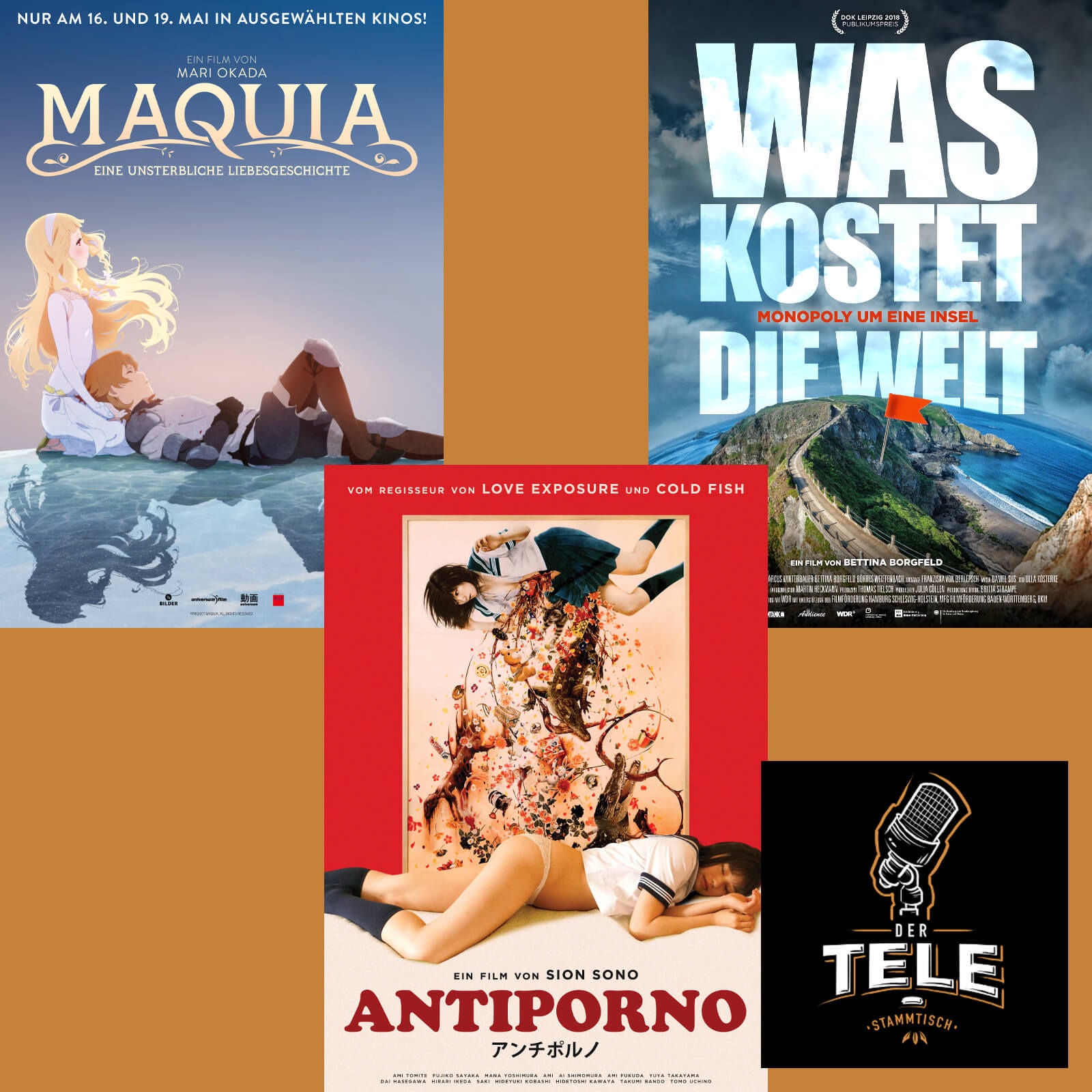 Reviews - "Maquia", "Antiporno" und "Was Kostet Die Welt"