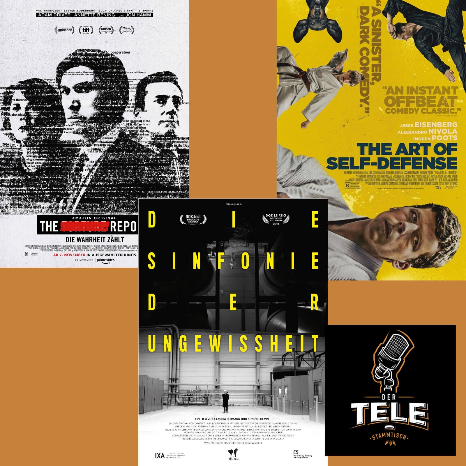 Reviews - "The Report", "Die Sinfonie Der Ungewissheit" und "The Art Of Self-Defence"