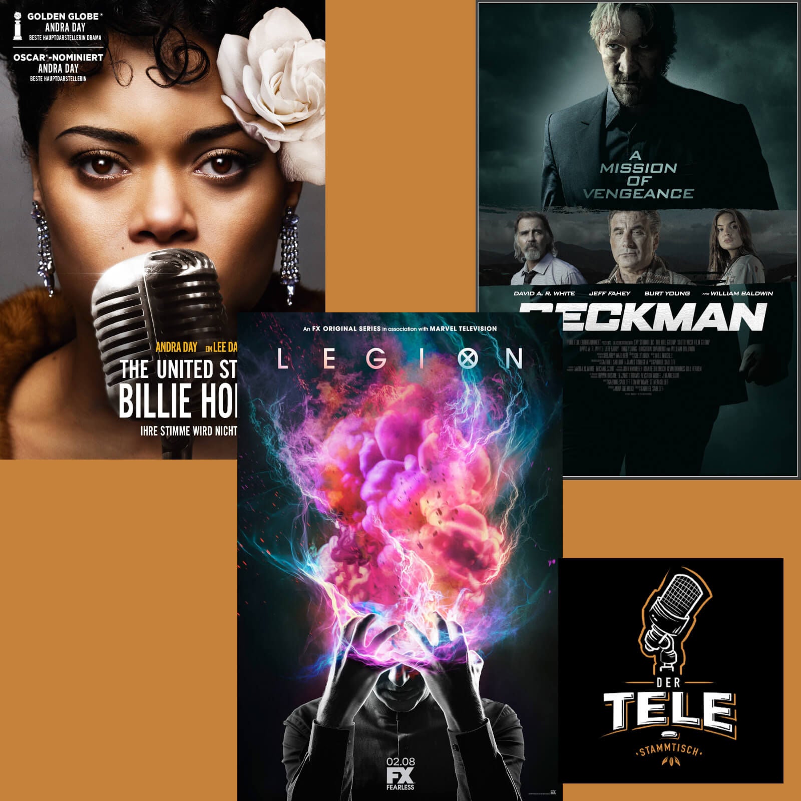 "The United States Vs. Billie Holiday", "Legion" und "Beckman"