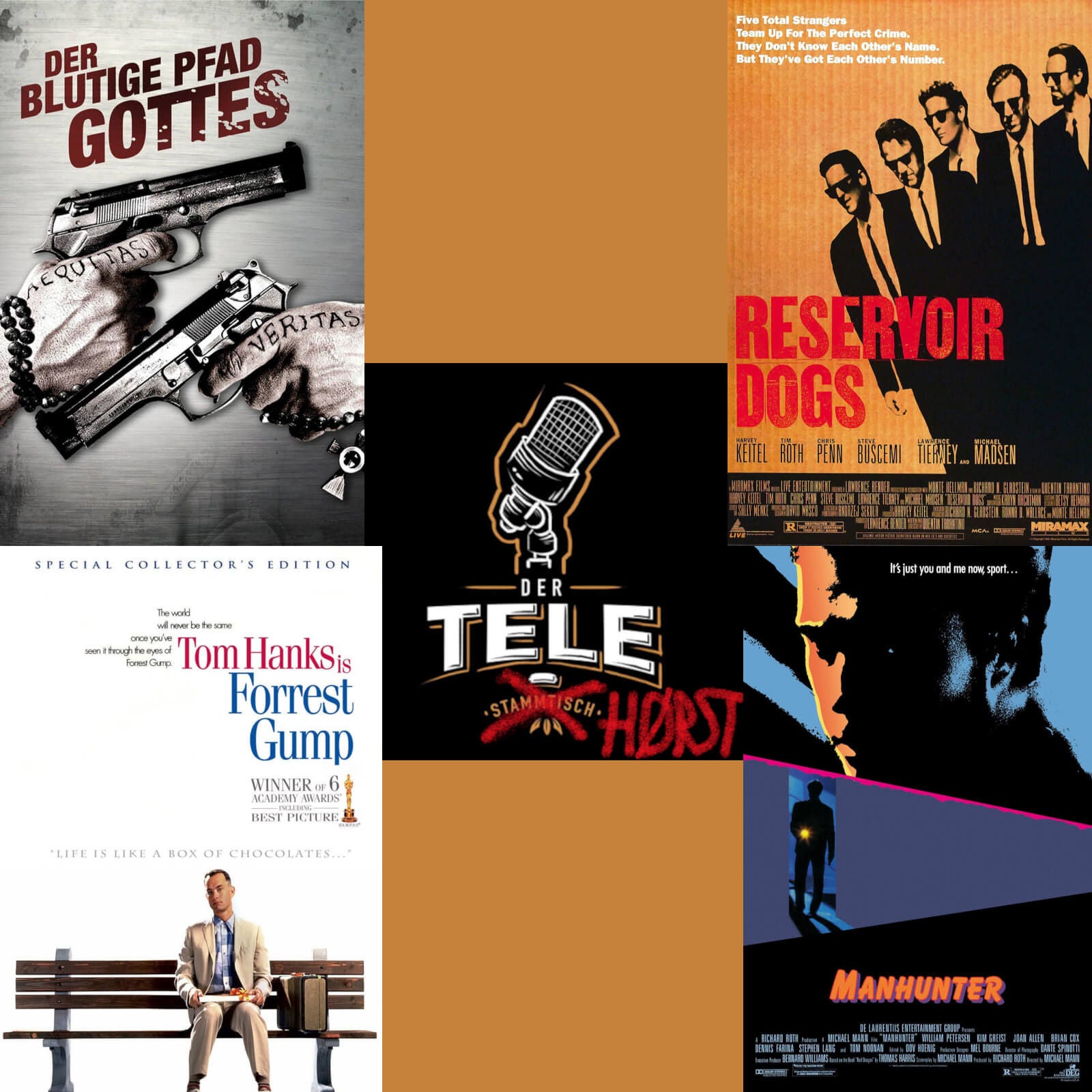 "Der Blutige Pfad Gottes", "Forrest Gump", "Reservoir Dogs", "Manhunter" - Der Tele-Hørst 20
