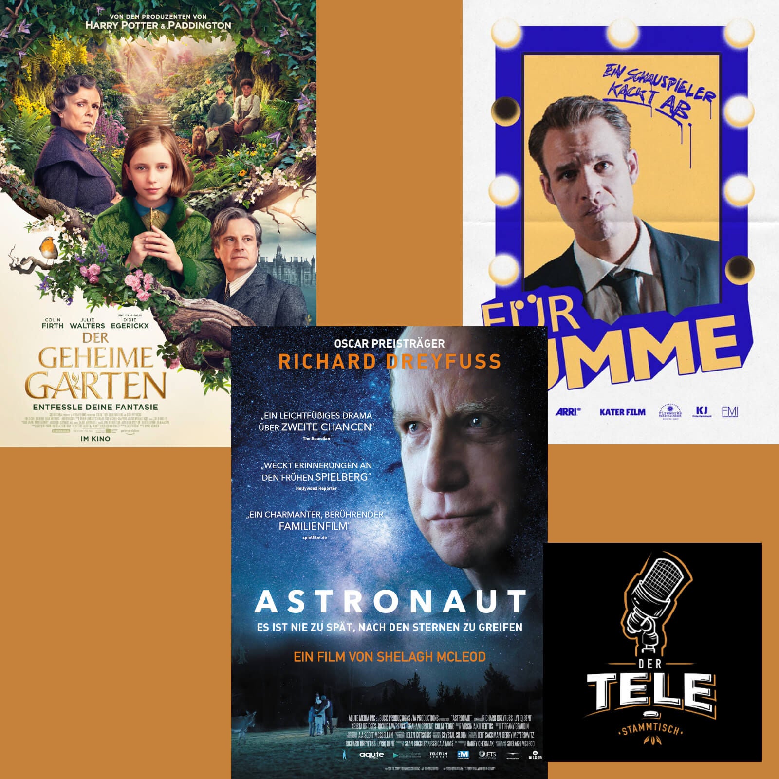 "Der Geheime Garten", "Astronaut" (Interview mit Laura Winterling) und "Für Umme"