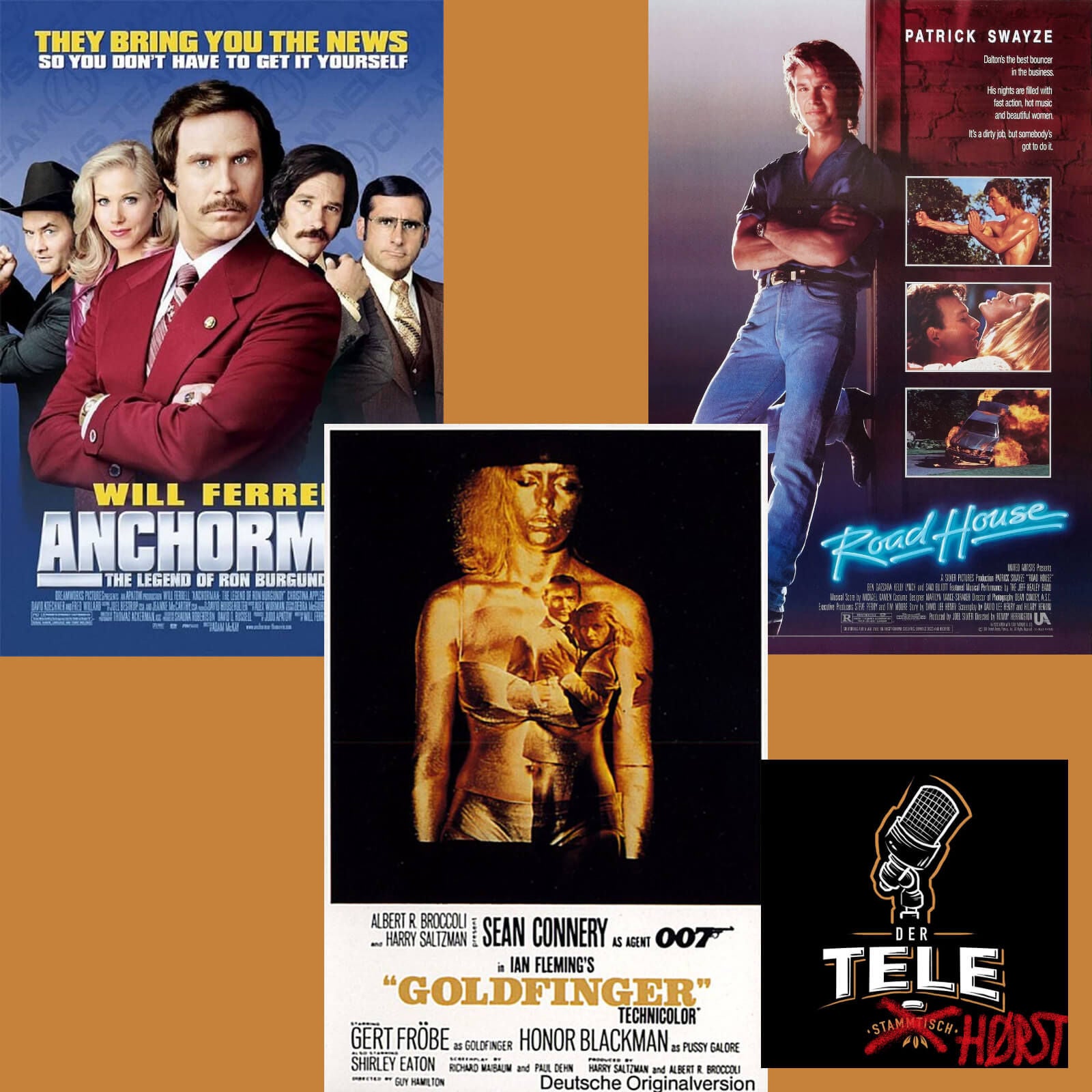 "Anchorman", "James Bond 007 - Goldfinger" und "Road House" - Der Tele-Hørst