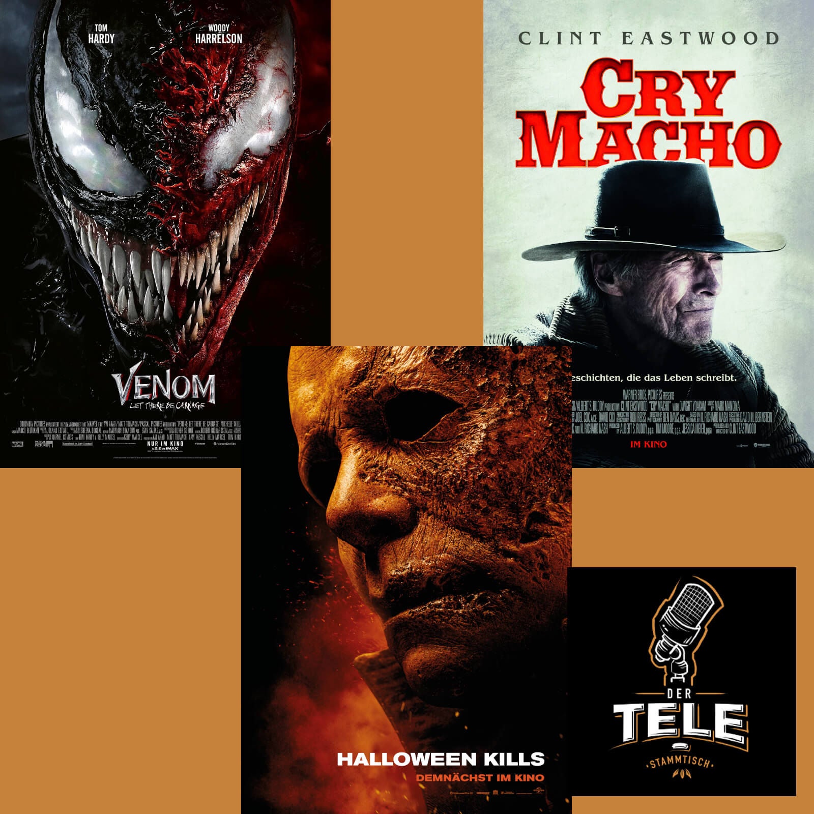 "VENOM: LET THERE BE CARNAGE", "Halloween Kills" und "Cry Macho"