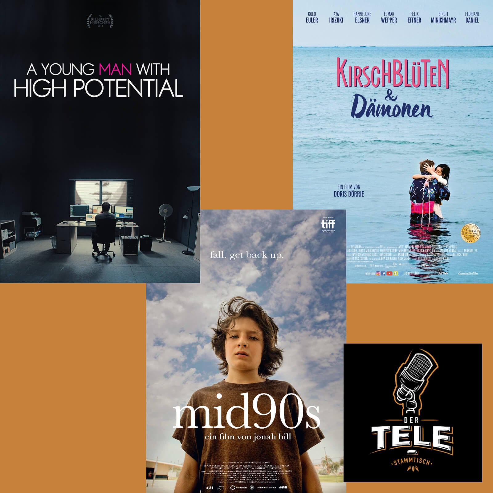 Reviews - "A Young Man With High Potential", "Mid90s" und "Kirschblüten und Dämonen"