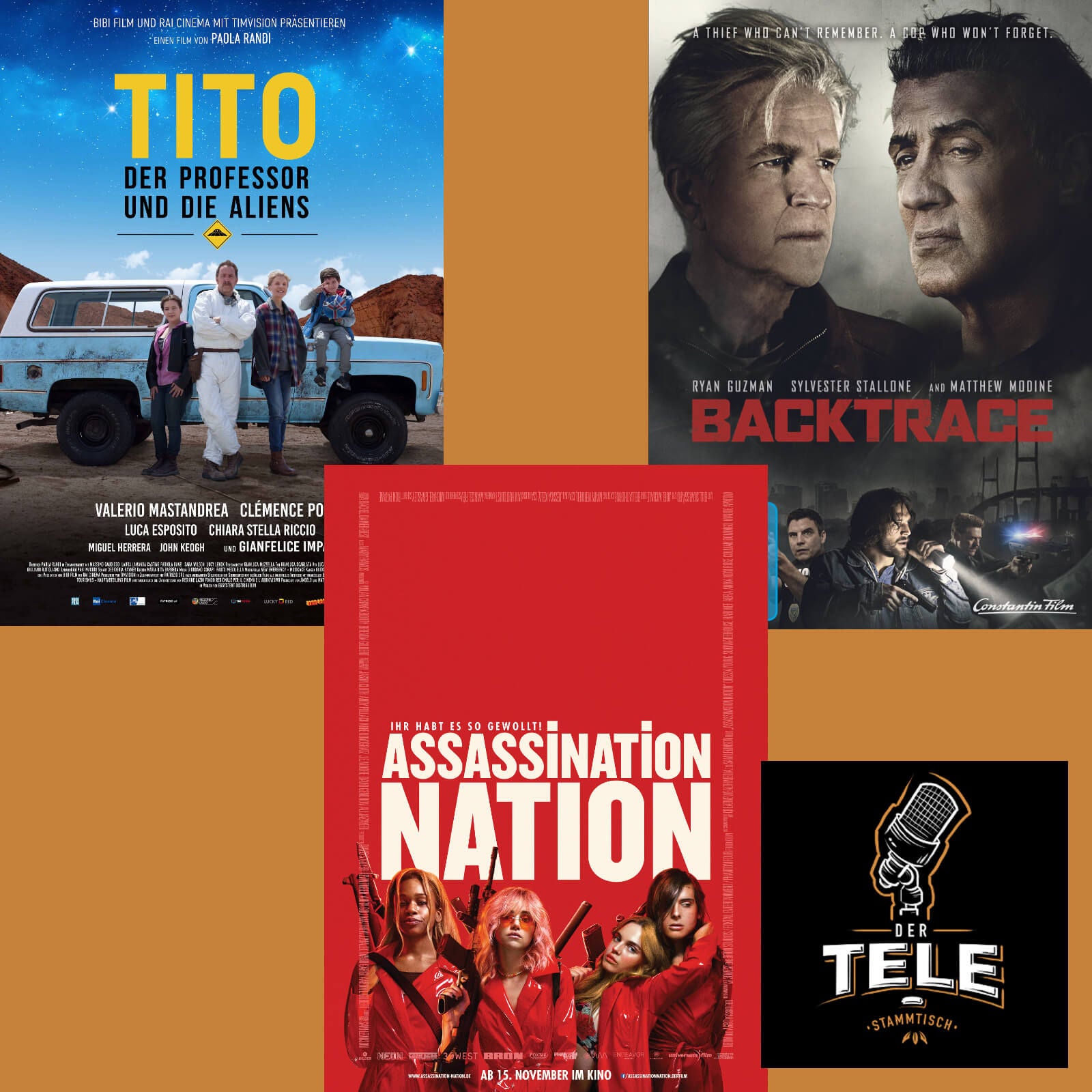 Reviews - "Tito, der Professor und die Aliens", "Assassination Nation" und "Backtrace"