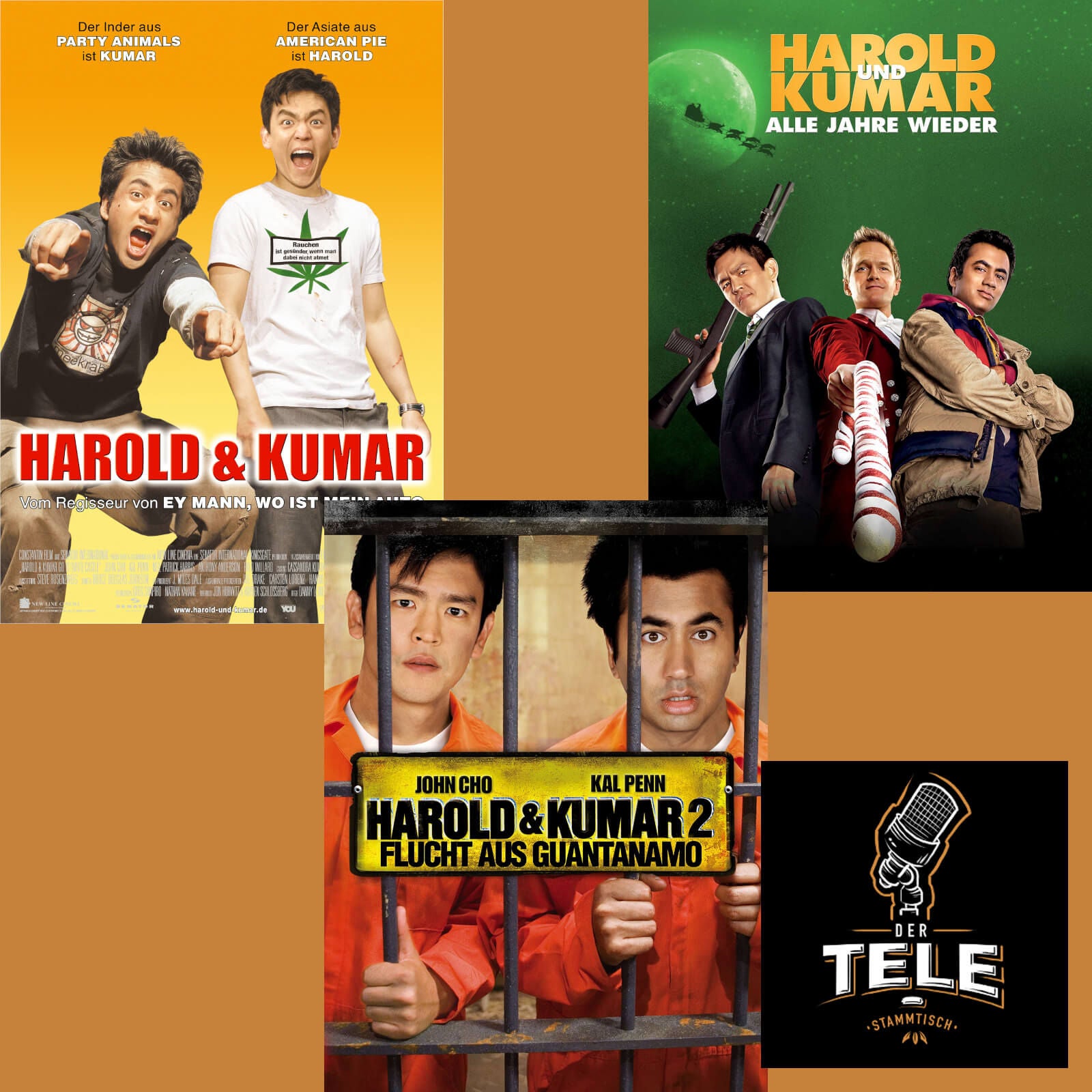 "Harold & Kumar", "+Flucht aus Guantanamo" und "+Alle Jahre Wieder"