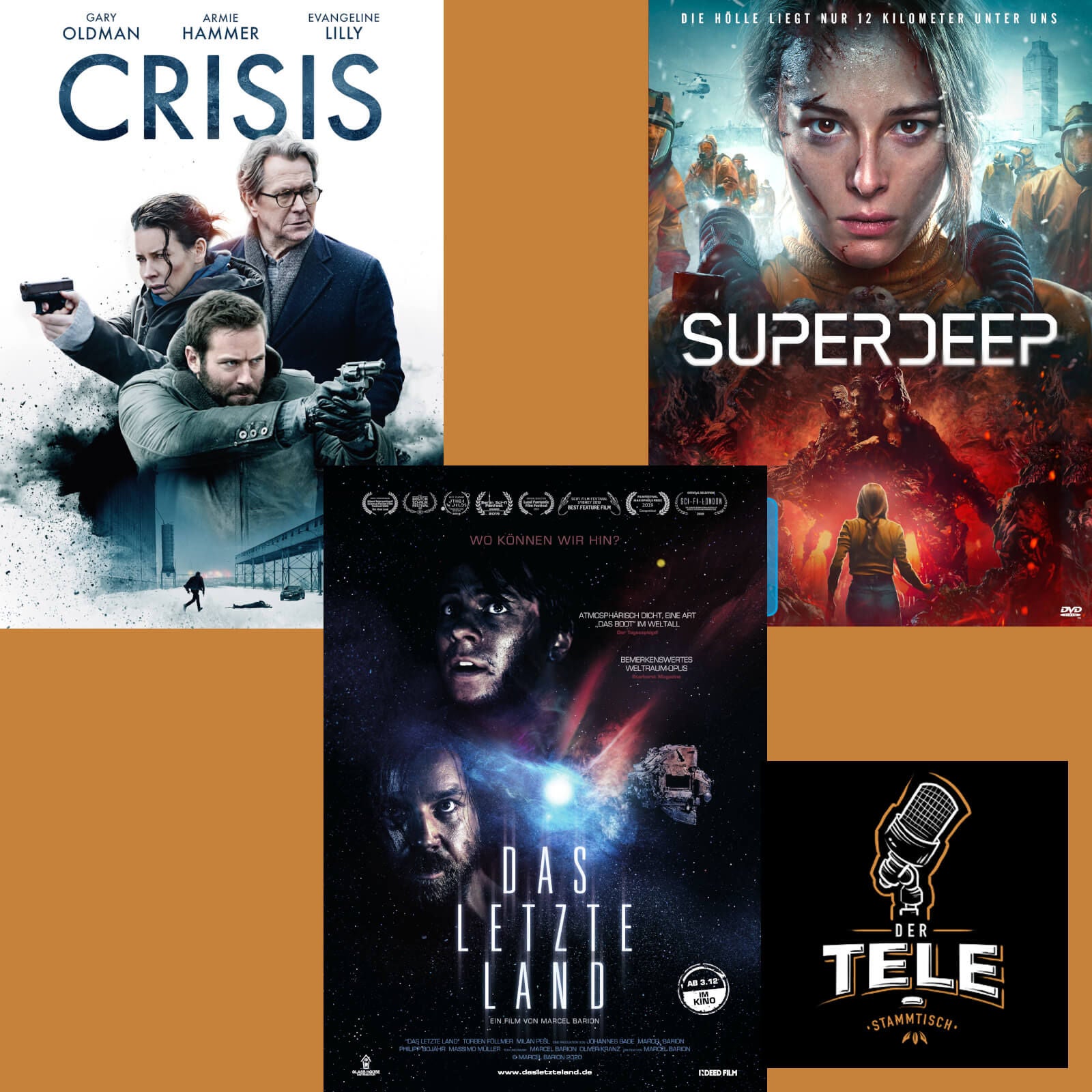 "Crisis", "Das Letzte Land" und "Superdeep"