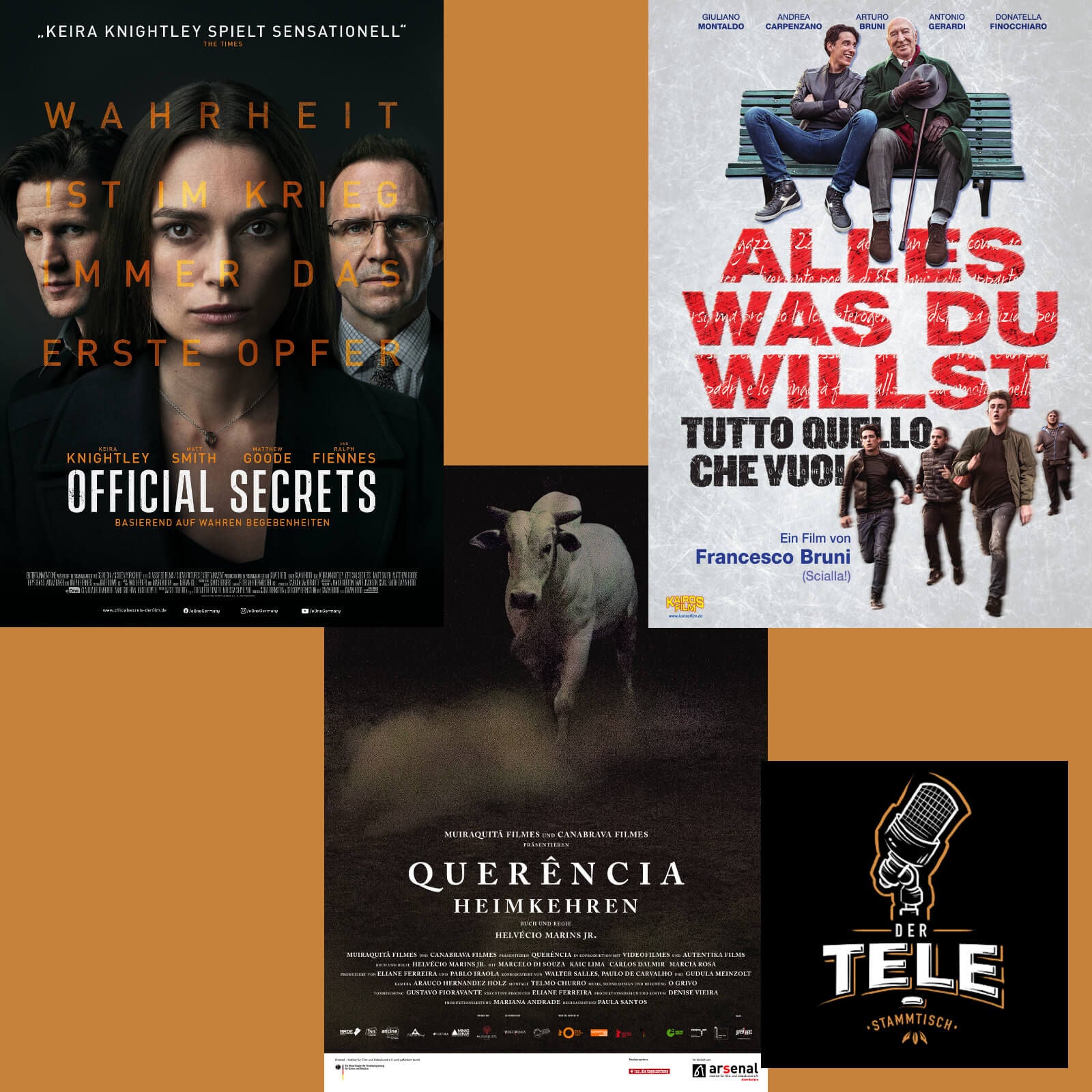 Reviews - "Offical Secrets", "Querencia" und "Alles Was Du Willst"