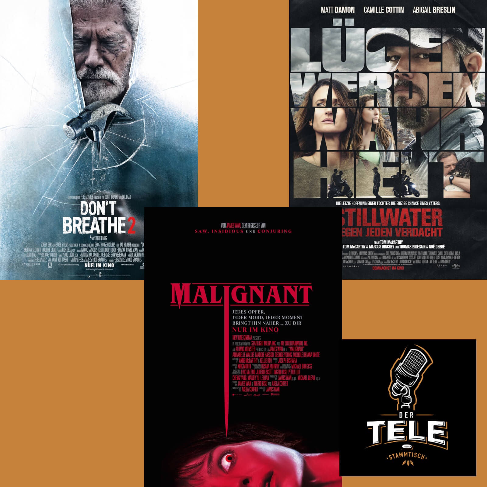 "Don't Breathe 2", "Malignant" und "Stillwater"