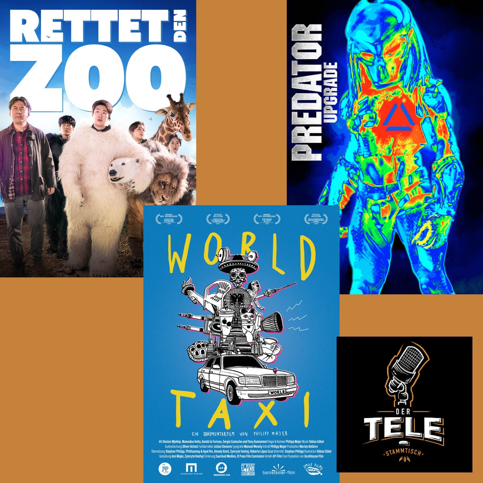 "Rettet Den Zoo", "World Taxi" und "Predator - Upgrade"