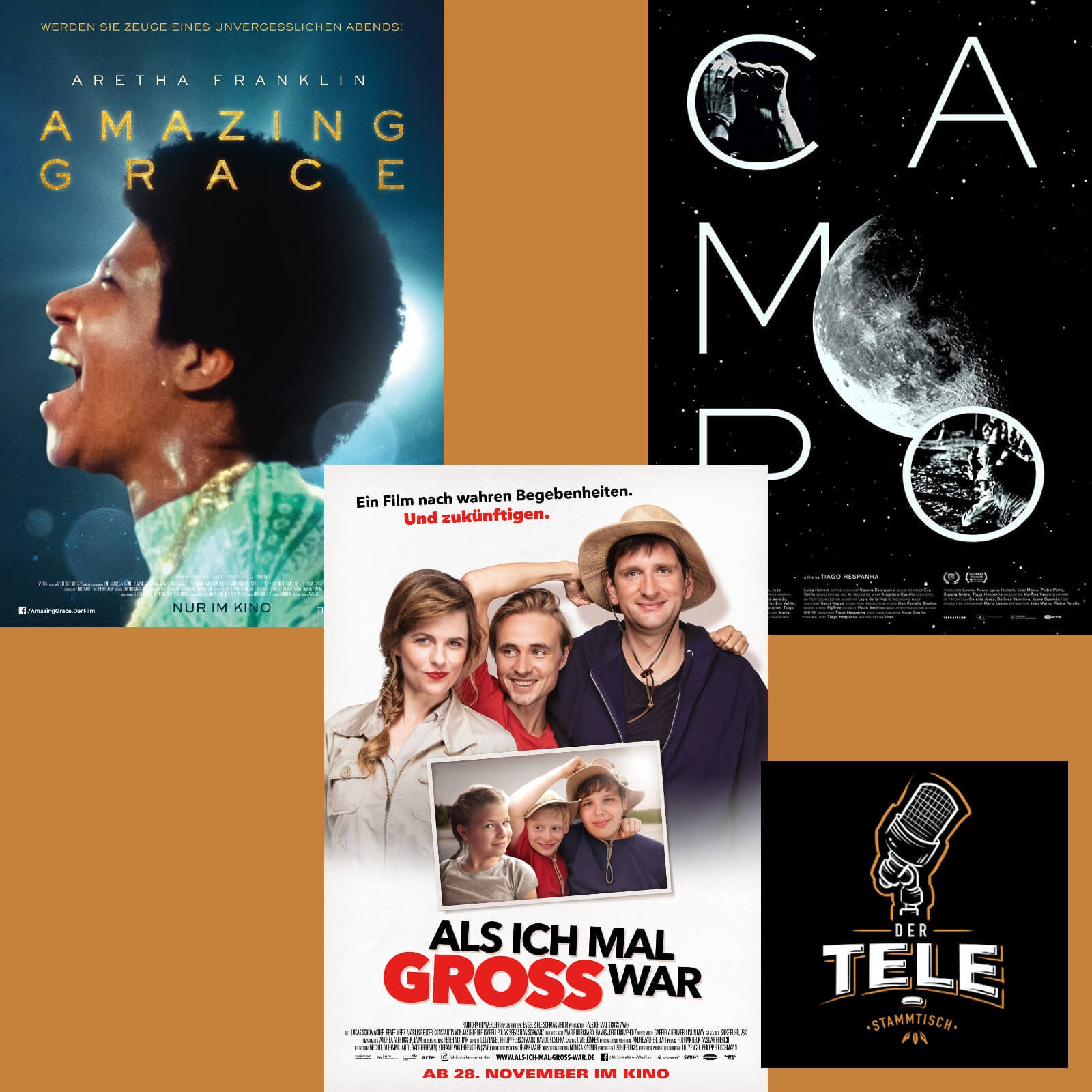 Reviews - "Aretha Franklin - Amazing Grace", "Als Ich Mal Groß War" und "Campo"