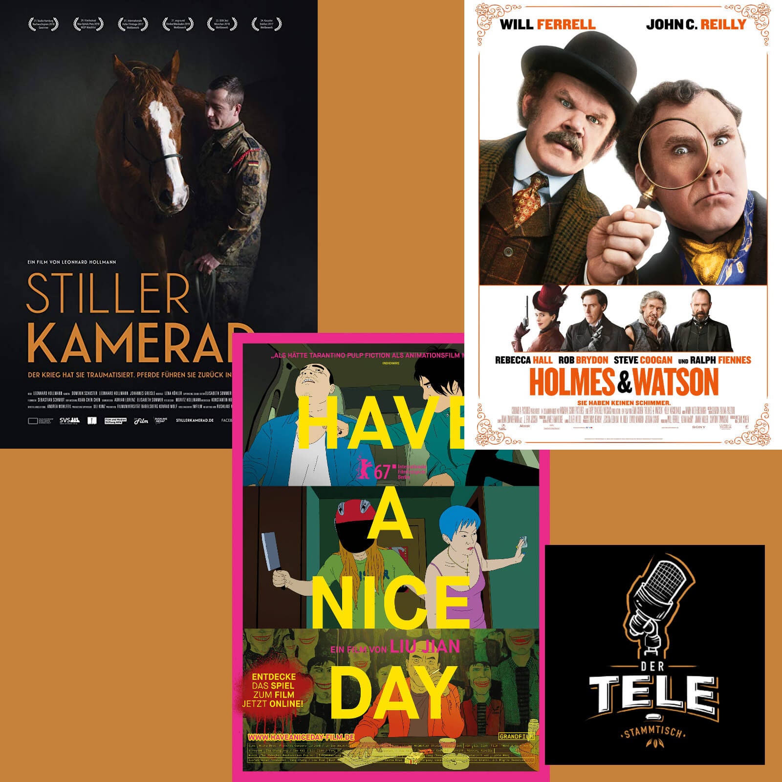 Filmkritiken - "Stiller Kamerad", "Have A Nice Day" und "Holmes & Watson"