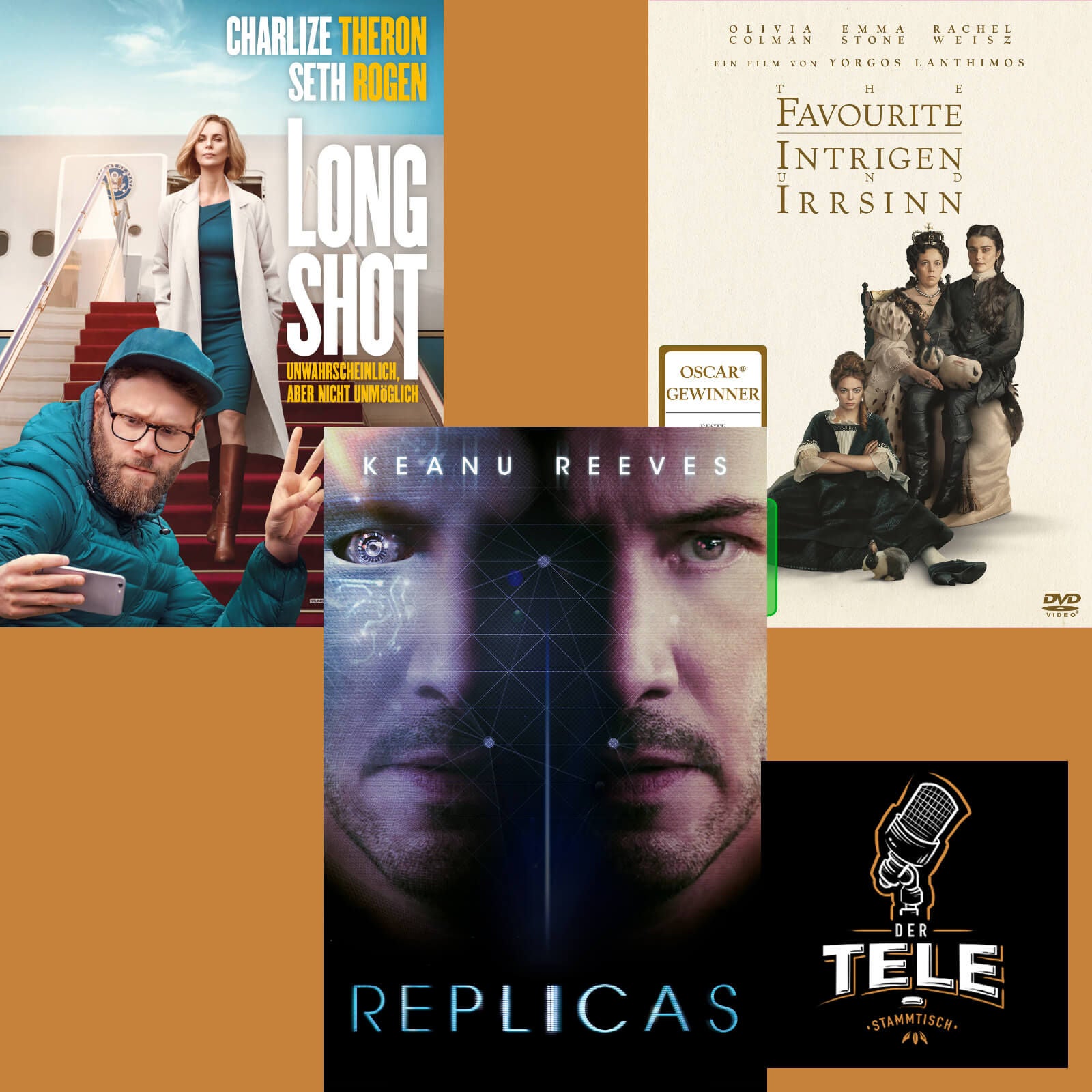 Reviews - "Long Shot", "Replicas" und "The Favourite"