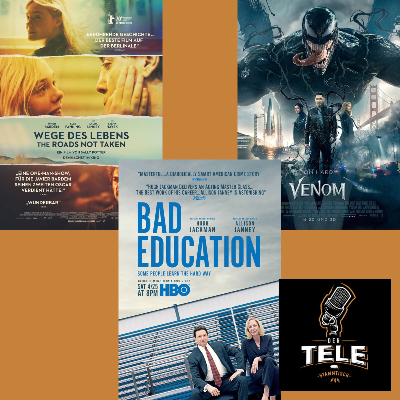 "The Roads not Taken", "Bad Education" und "Venom"
