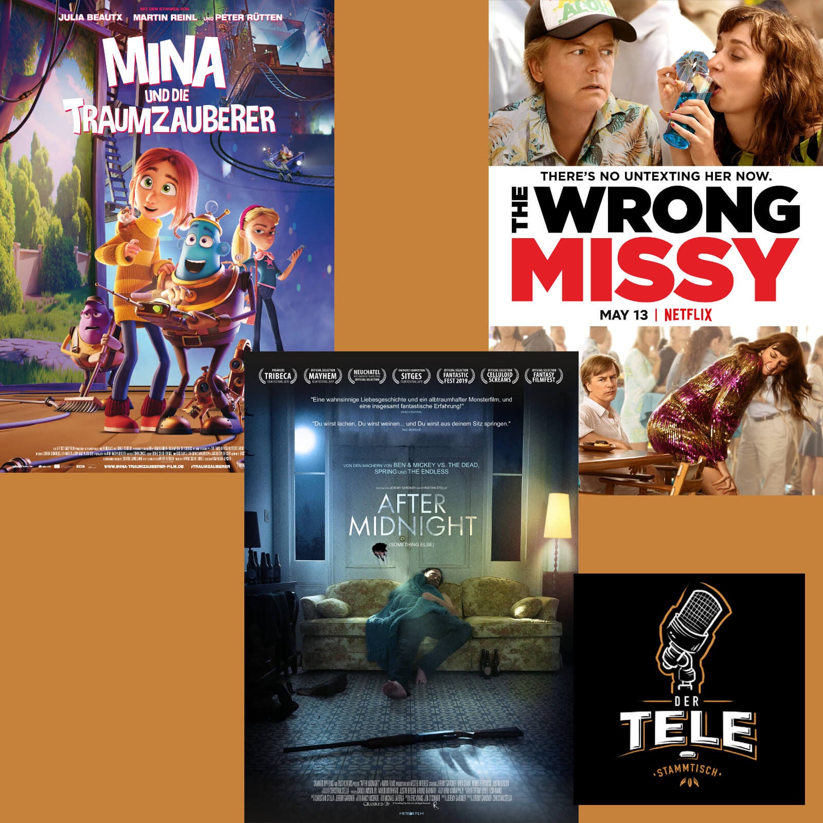 "Mina Und Die Traumzauberer", "After Midnight" und "The Wrong Missy"