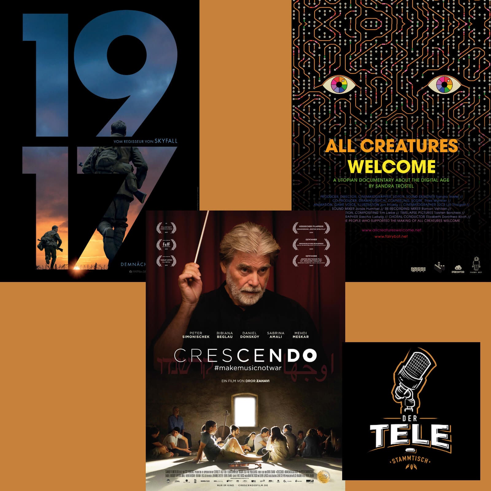 Reviews - "1917", "Crescendo" und "All Creatures Welcome"
