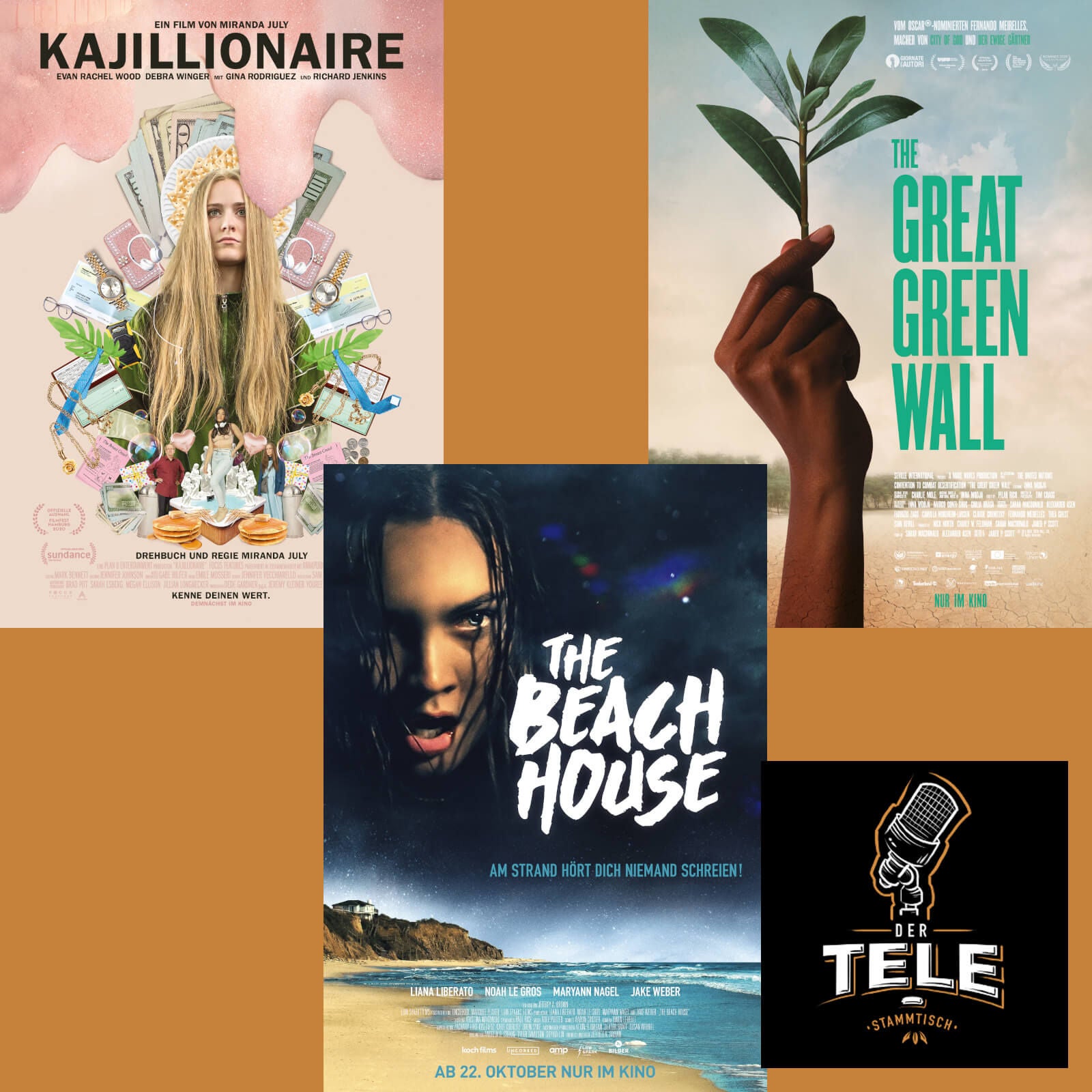 "Kajillionaire", "The Beach House" und "The Great Green Wall"