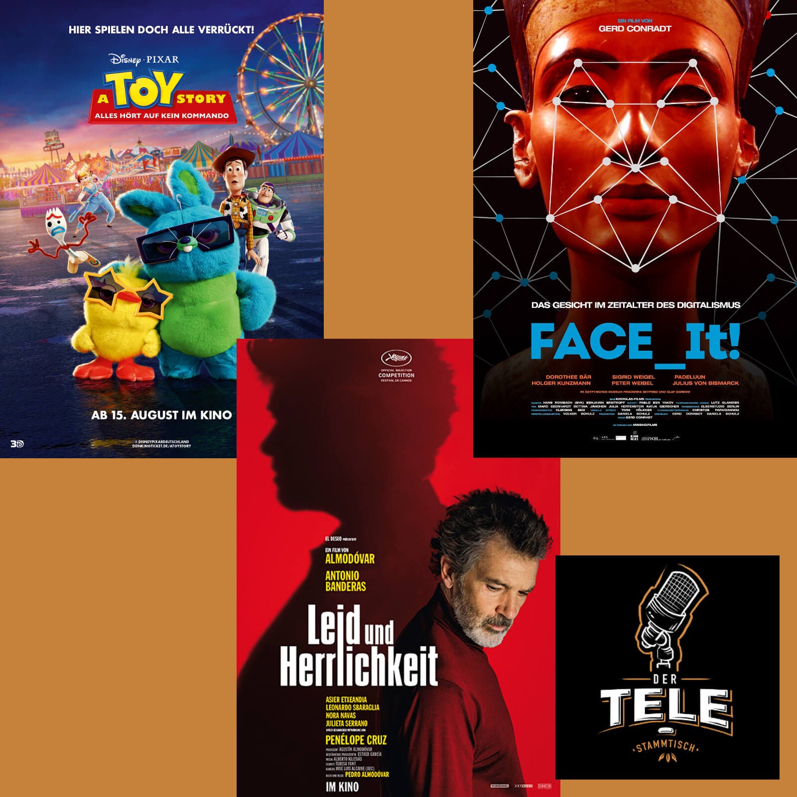 Reviews - "A Toy Story (4) - Alles Hört Auf Kein Kommando", "Leid Und Herrlichkeit" und "FACE_It!"
