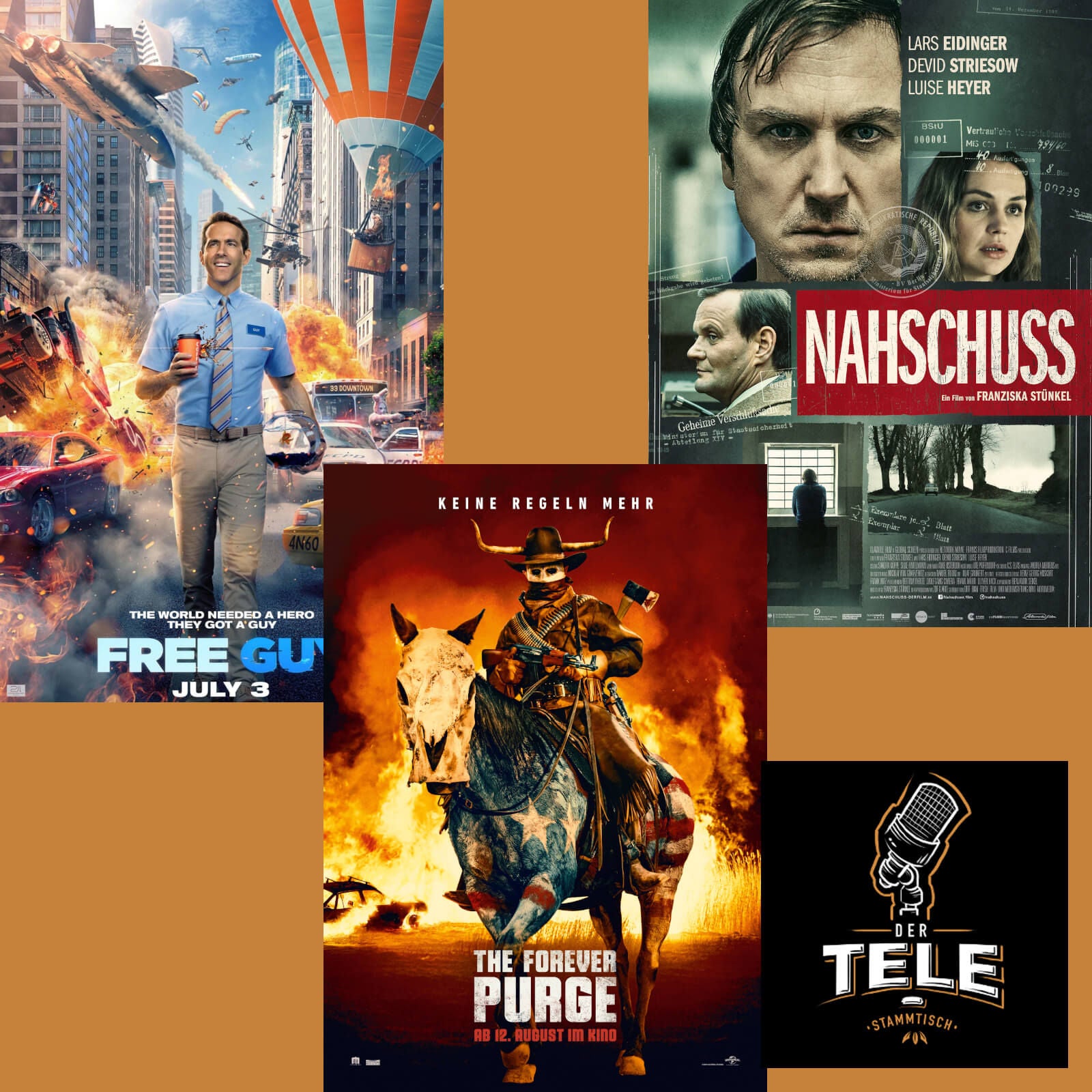 "Free Guy", "The Forever Purge" und "Nahschuss"