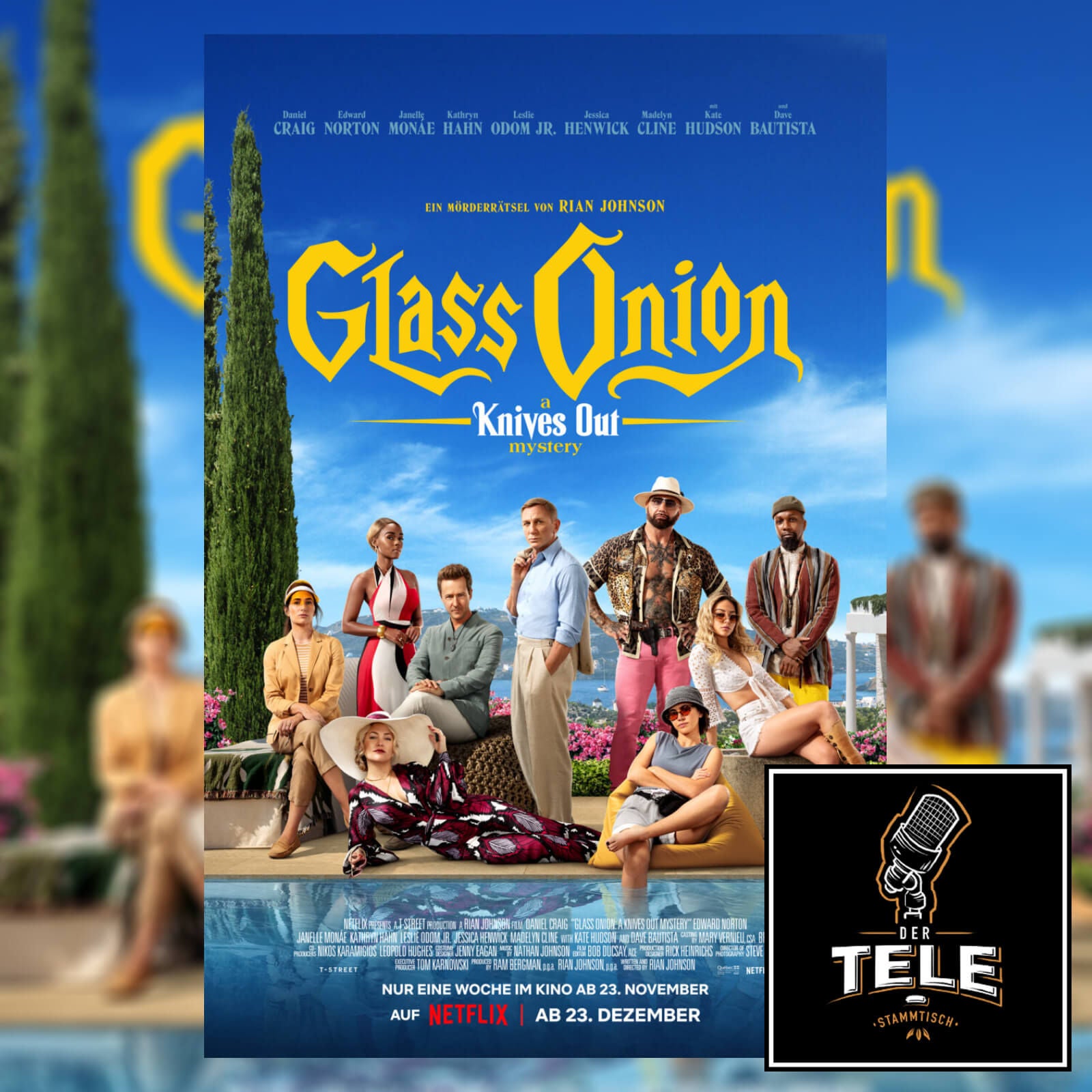 Glass Onion: A Knives Out Mystery - Daniel Craig erneut auf Mördersuche (Netflix)