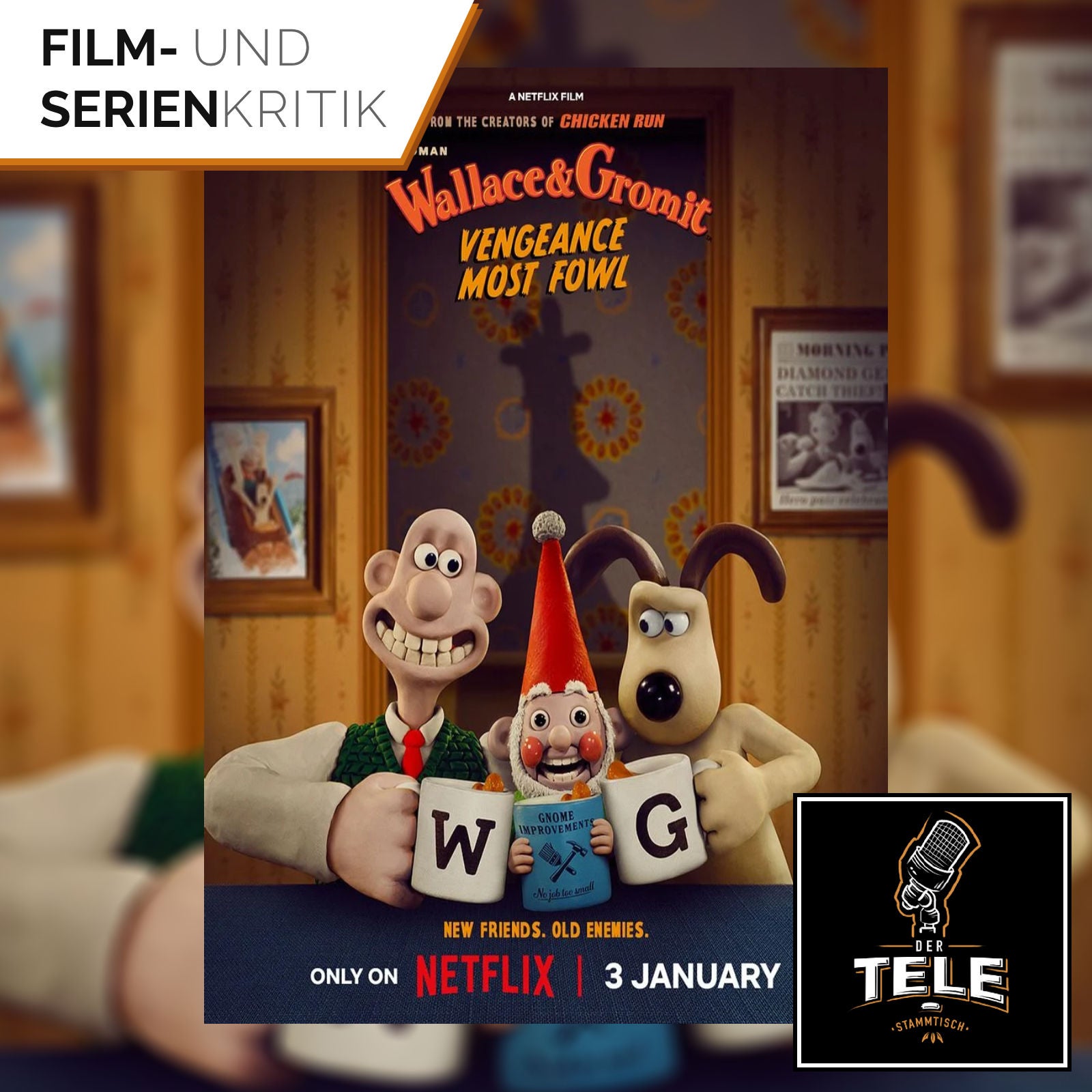 Wallace & Gromit – Vergeltung mit Flügeln (Netflix) | Kultige Knete