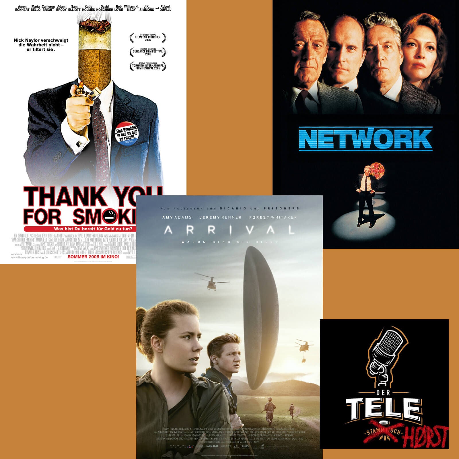 "Thank You For Smoking", "Arrival" und "Network" - Der Tele-Hørst