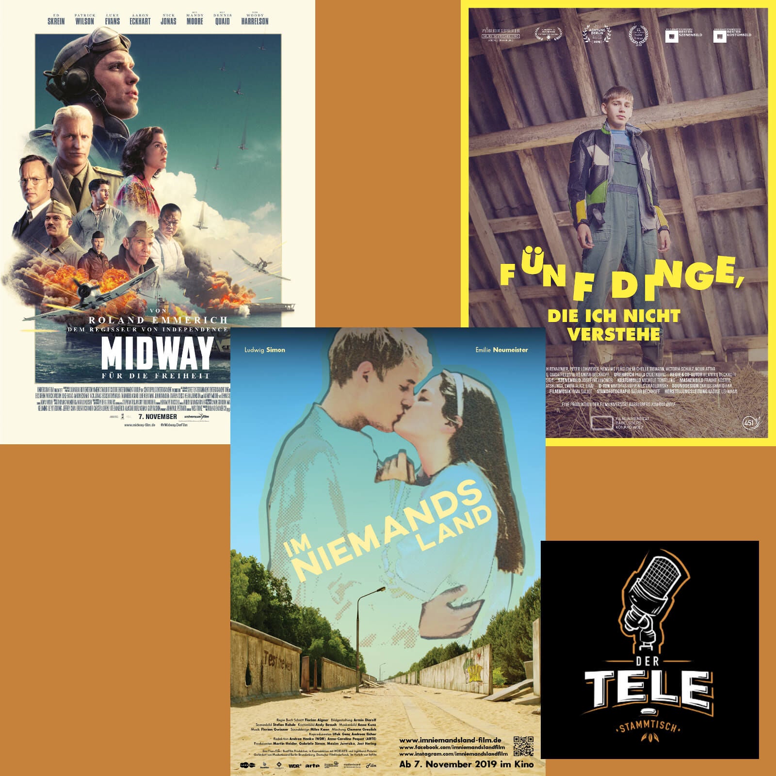 Reviews - "Midway", "Im Niemandsland" und "Fünf Dinge, Die Ich Nicht Verstehe"