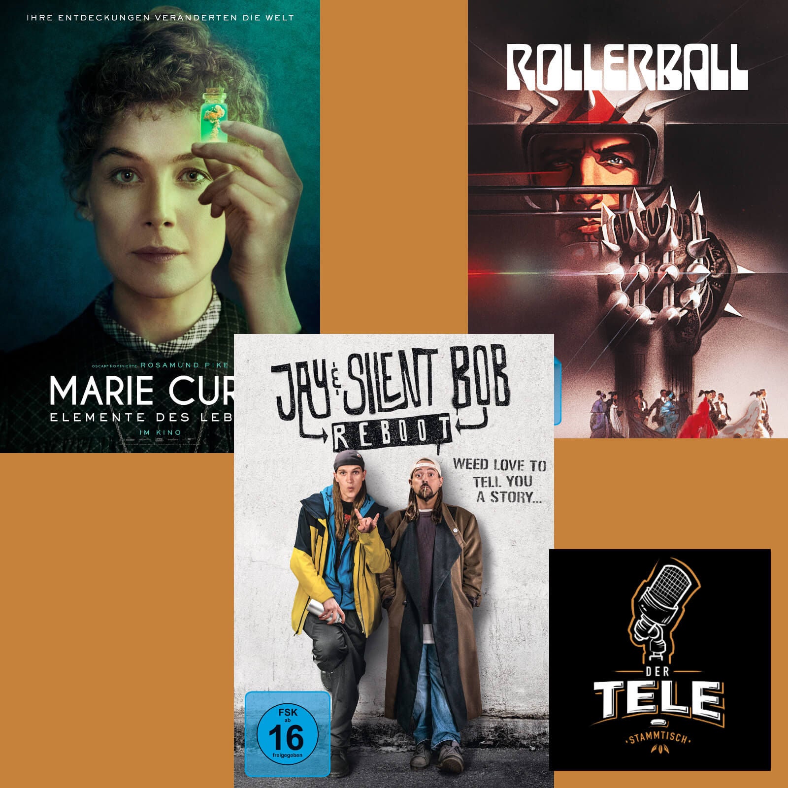 "Marie Curie", "Jay & Silent Bob Reboot" und "Rollerball"
