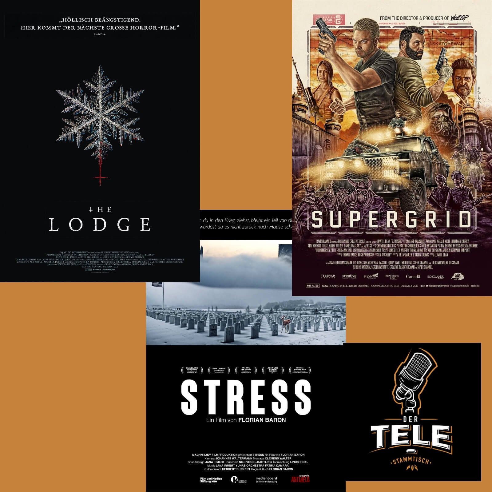 "The Lodge", "Stress" und "Supergrid"