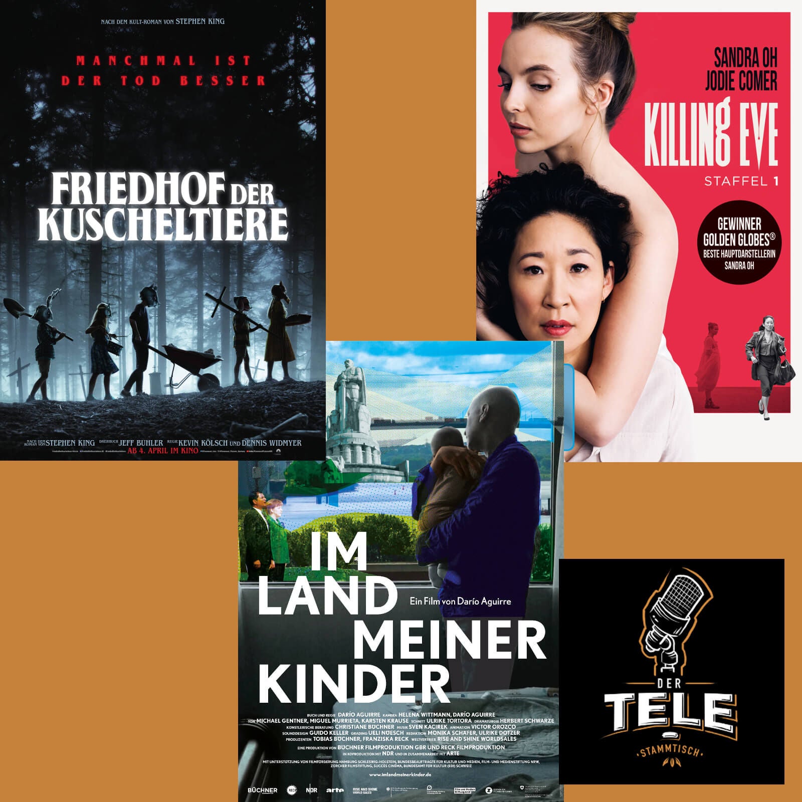 Reviews - "Friedhof der Kuscheltiere", "Im Land Meiner Kinder" und "Killing Eve"