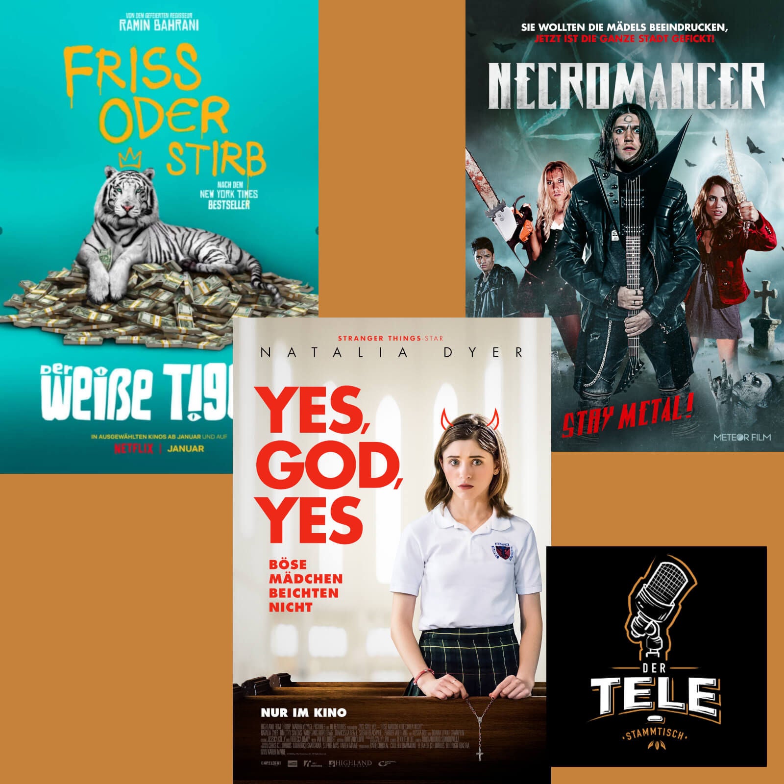 "Der Weiße Tiger", "Yes, God, Yes" und "Necromancer"
