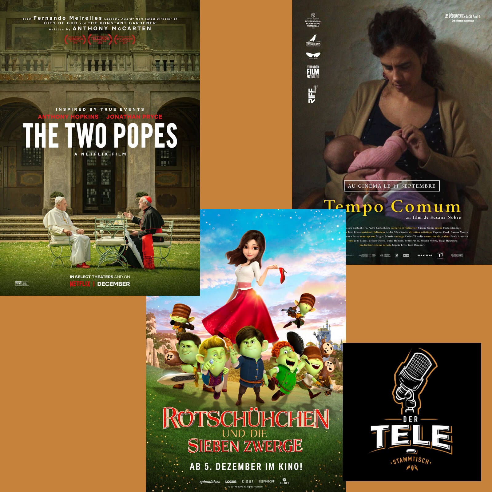 Reviews - "Die Zwei Päpste", "Rotschühchen Und Die Sieben Zwerge" und "Ordinary Time"