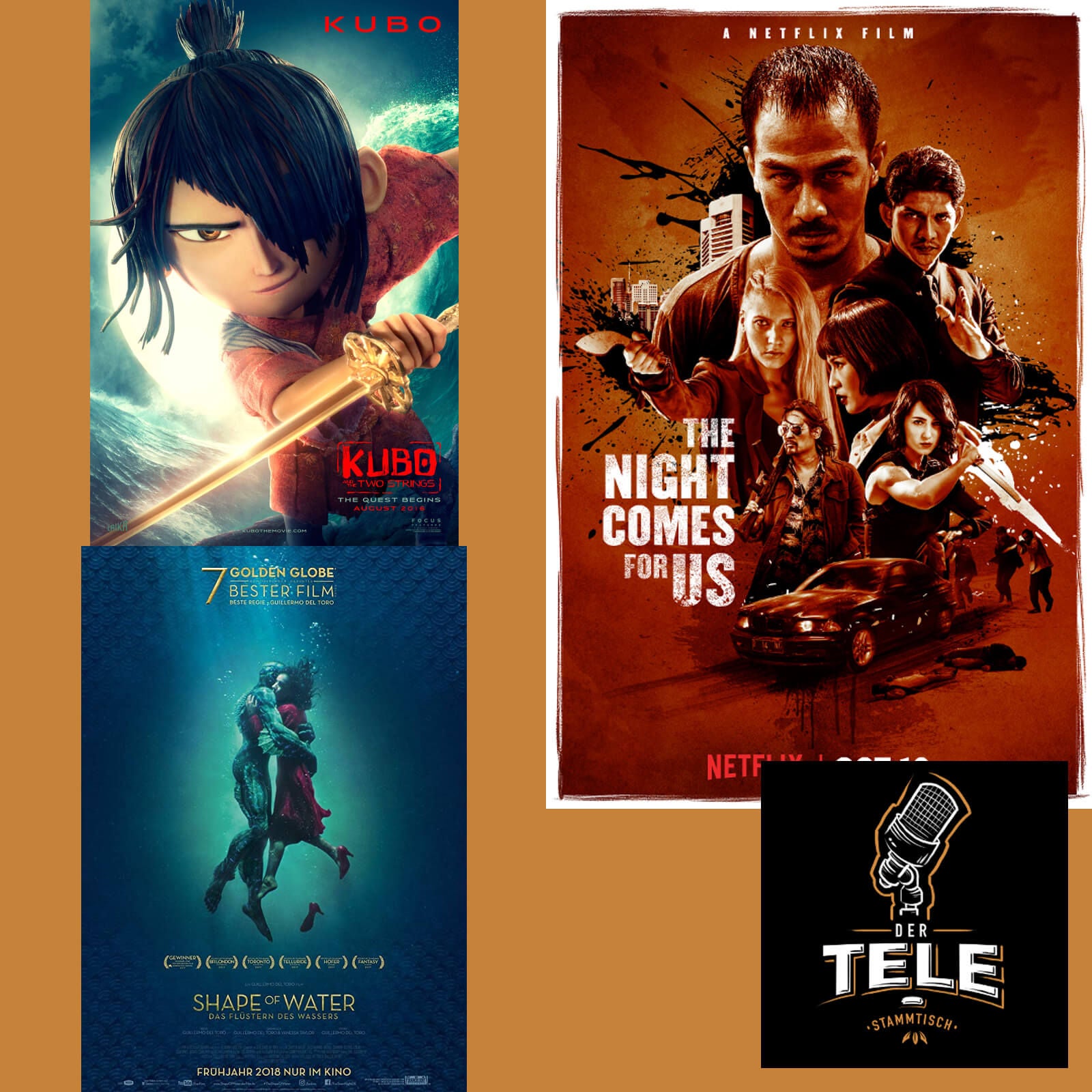 Filmkritiken - "The Night Comes For Us", "Kubo" und "Shape Of Water"