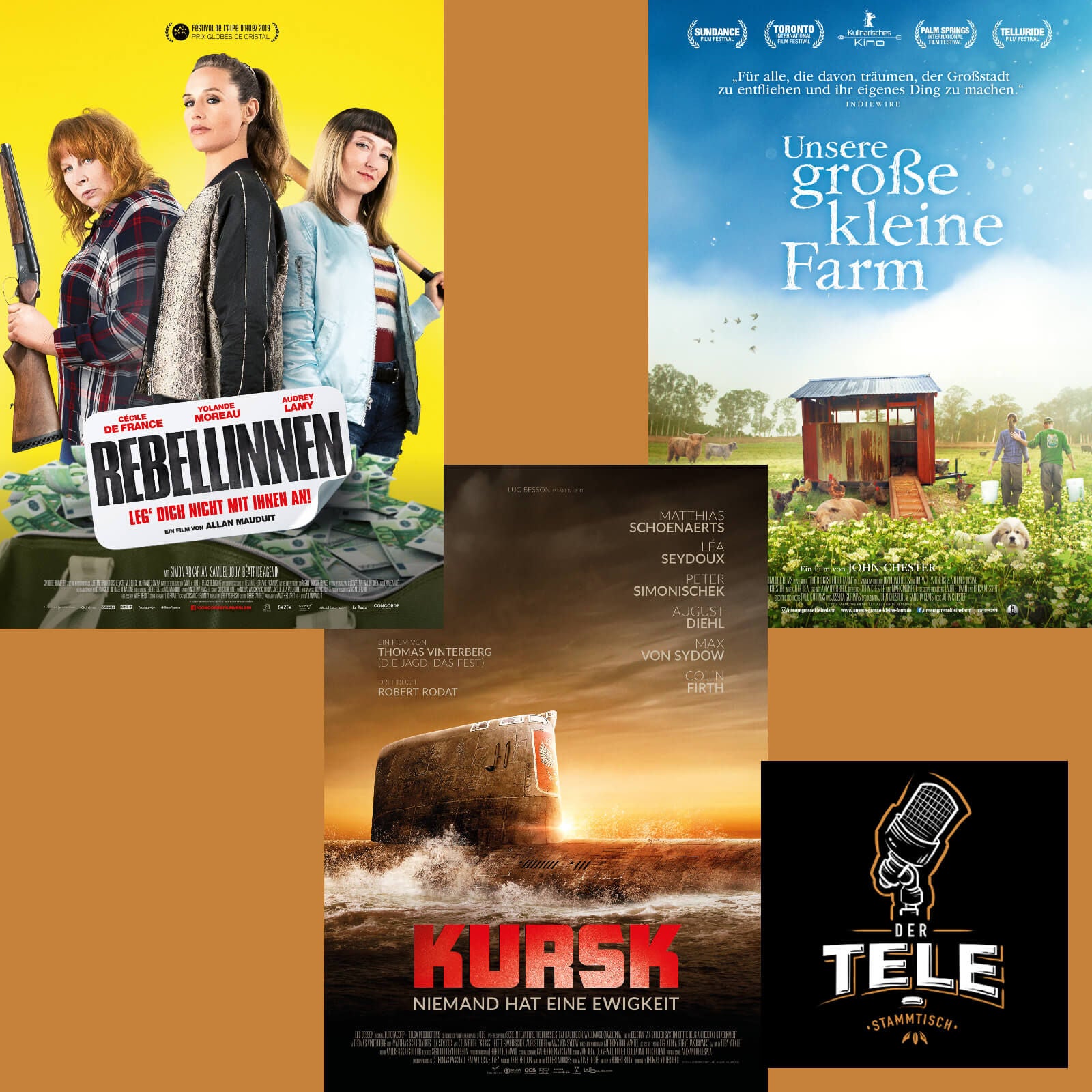 Reviews - "Rebellinnen", "Kursk" und "Unsere Große Kleine Farm"