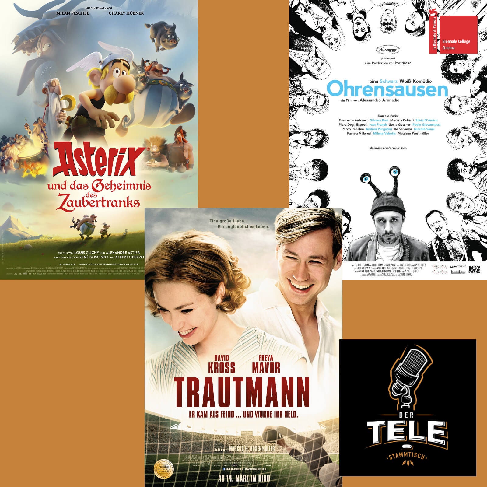 Reviews - "Asterix und das Geheimnis des Zaubertranks", "Trautmann" und "Ohrensausen"