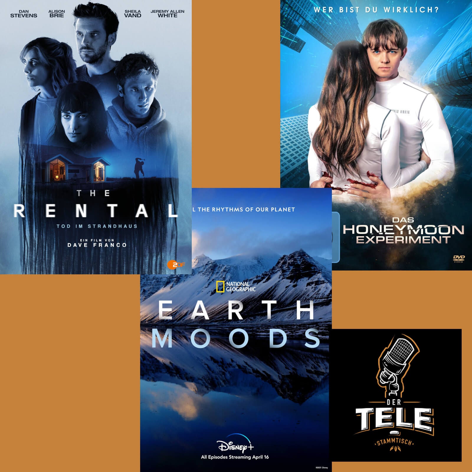 "The Rental", "Earth Moods" und "Das Honeymoon Experiment"