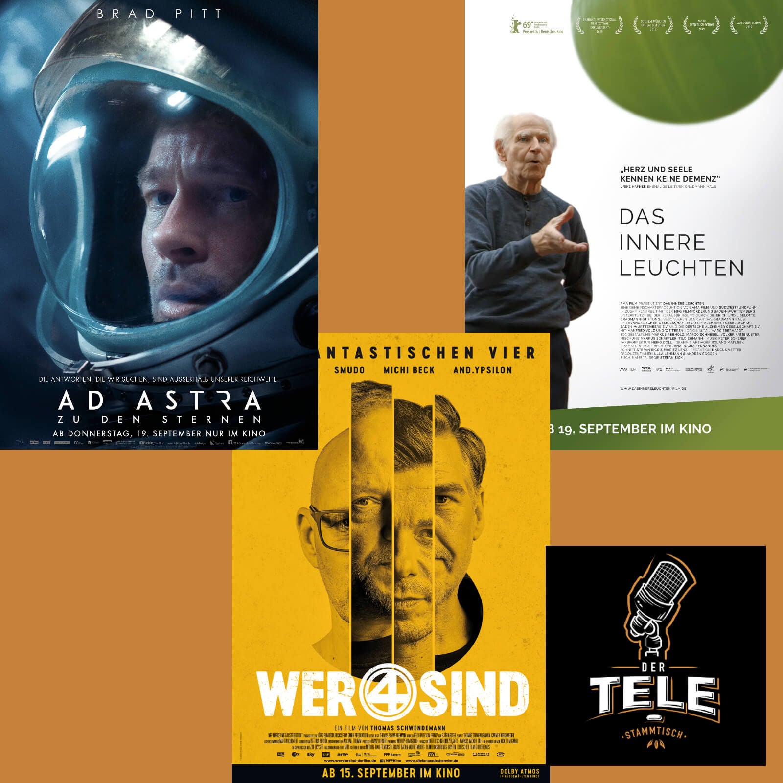Reviews - "Ad Astra", "Wer 4 Sind" und "Das Innere Leuchten"